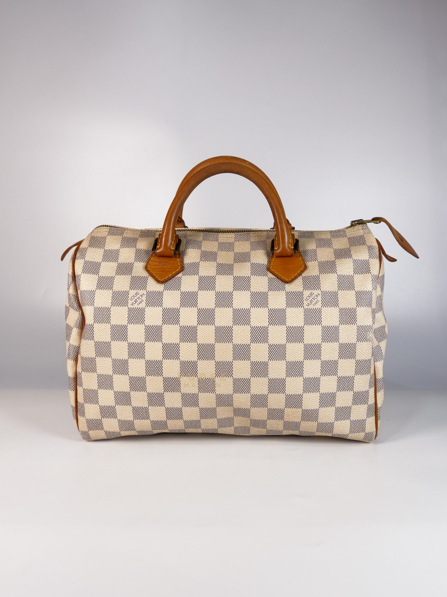 Damier Azure Speedy 30 in Blue/White | Purse Maison