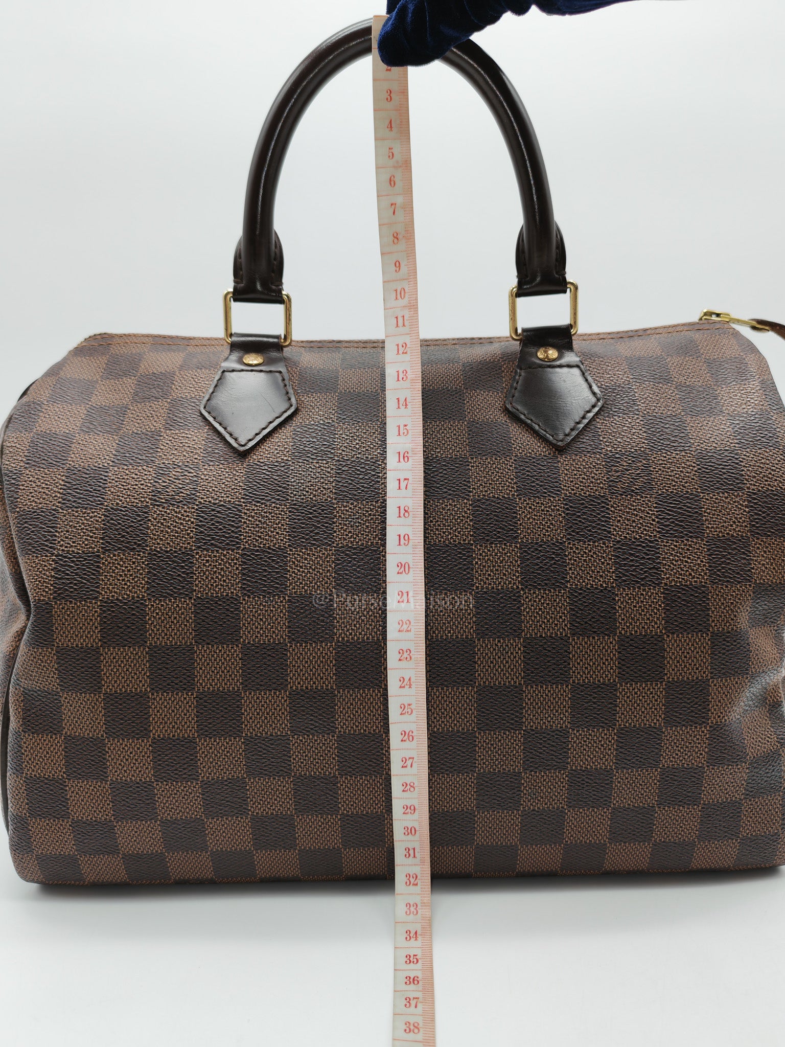 Louis Vuitton Speedy 30 in Damier Ebene Canvas (Date Code: DU0131) | Purse Maison Luxury Bags Shop