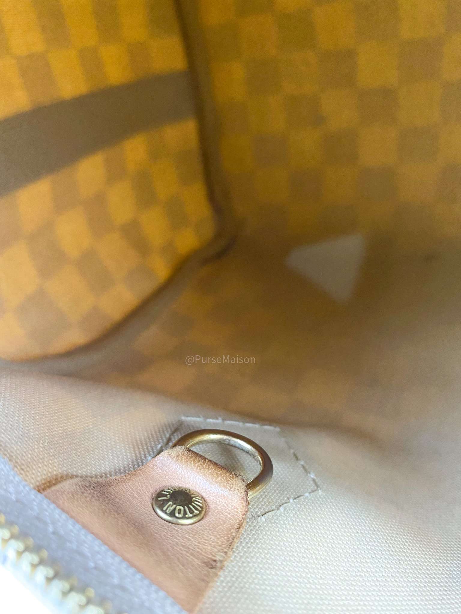 Louis Vuitton Speedy Bandouliere 25 Damier Azur Canvas (Date Code: DU0173)