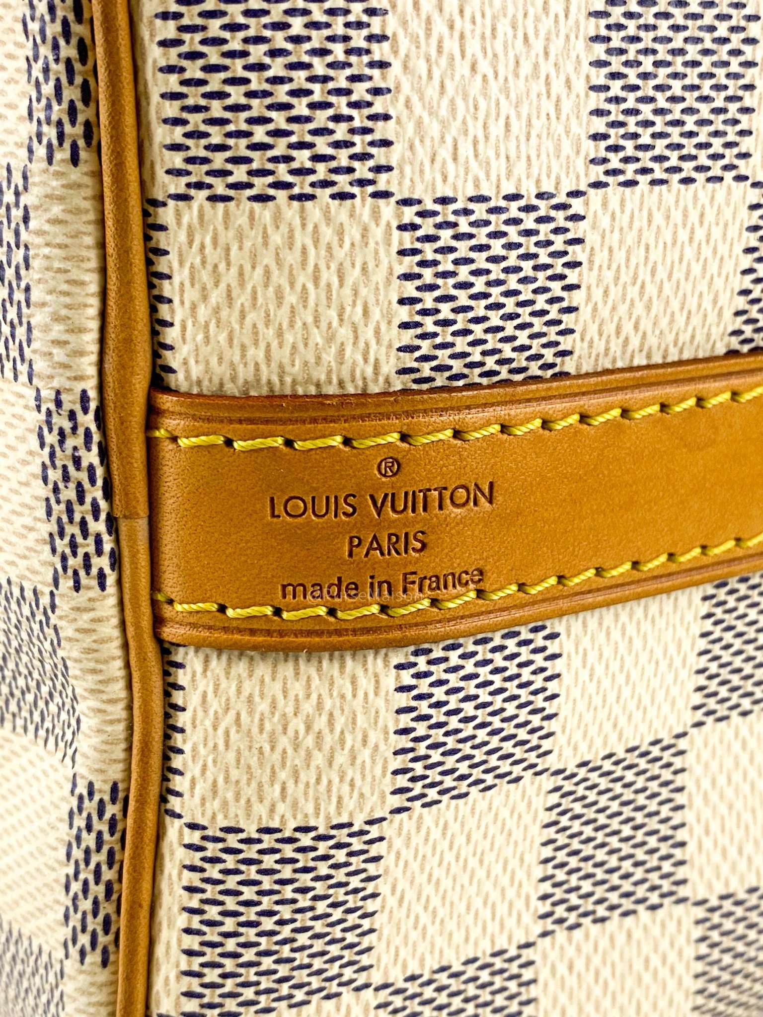 Louis Vuitton Speedy Bandouliere 25 Damier Azur Canvas (Date Code: DU0173)