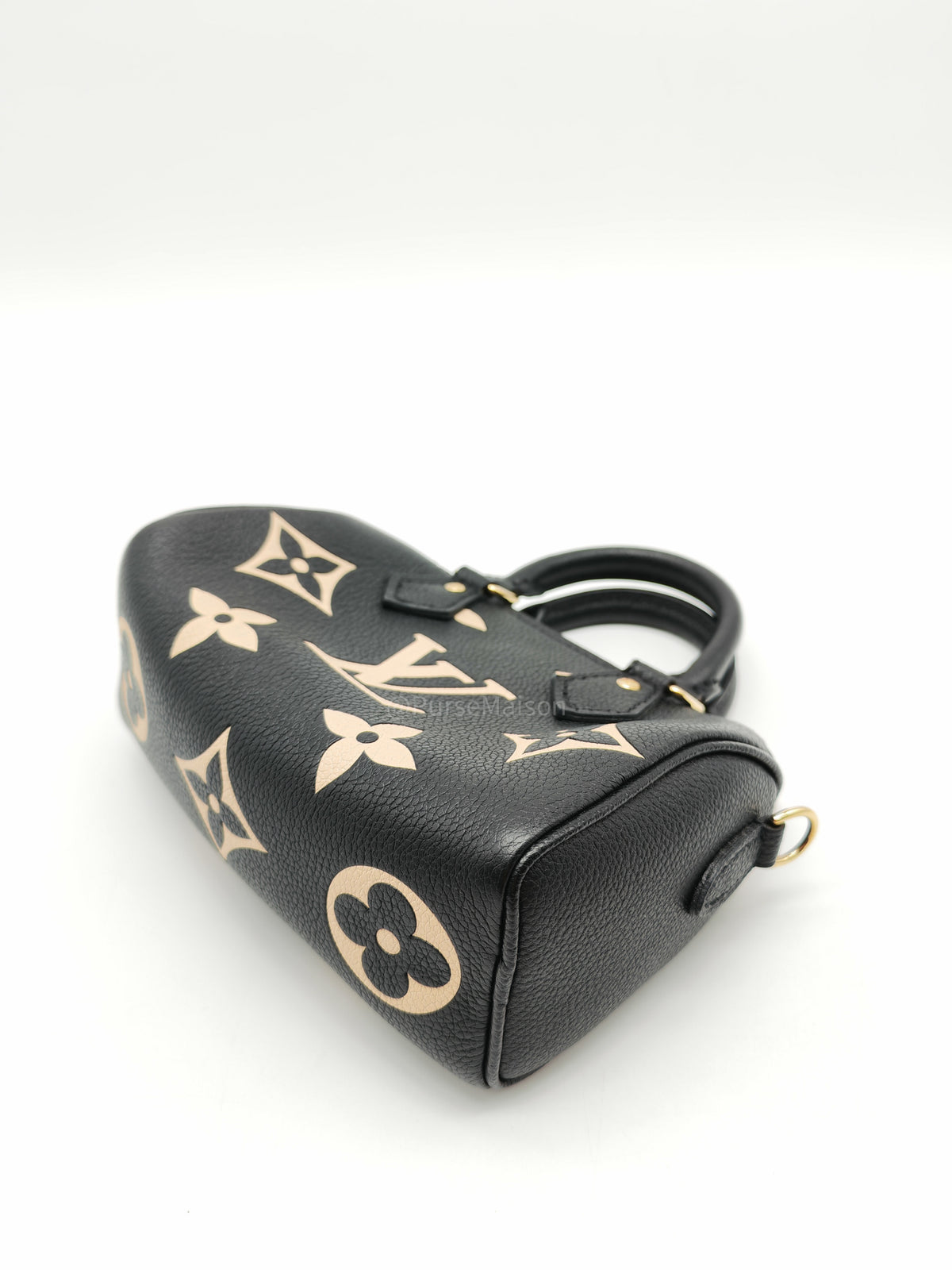 Louis Vuitton Speedy Nano in Bicolor Monogram Empriente Leather (Microchip) | Purse Maison Luxury Bags Shop