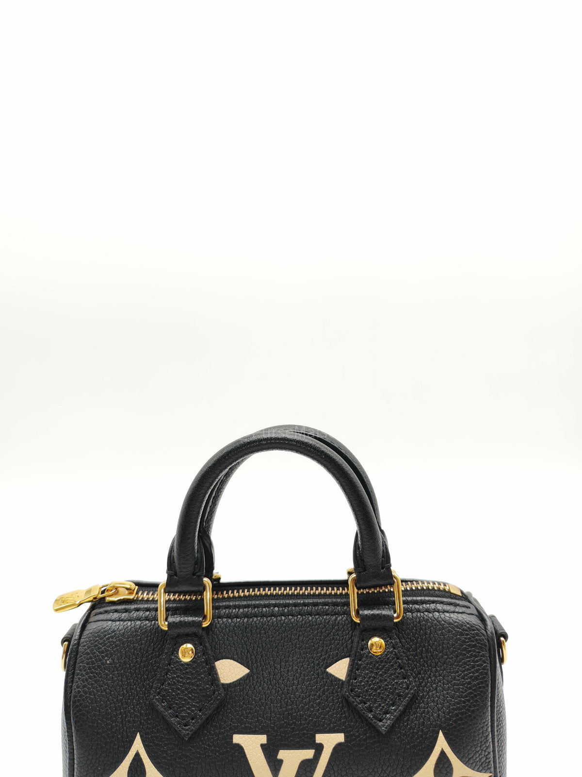 Louis Vuitton Speedy Nano in Bicolor Monogram Empriente Leather (Microchip) | Purse Maison Luxury Bags Shop