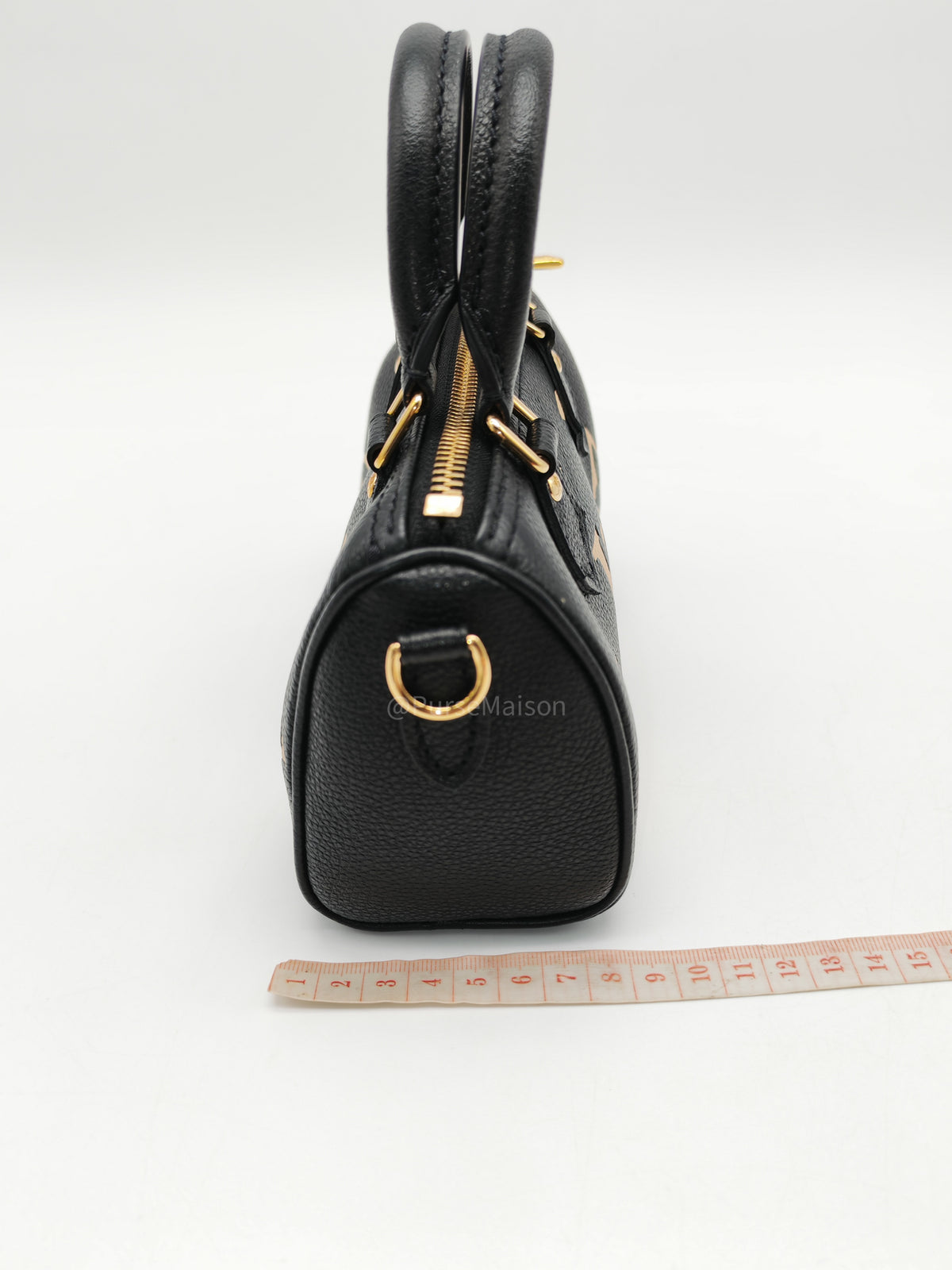 Louis Vuitton Speedy Nano in Bicolor Monogram Empriente Leather (Microchip) | Purse Maison Luxury Bags Shop