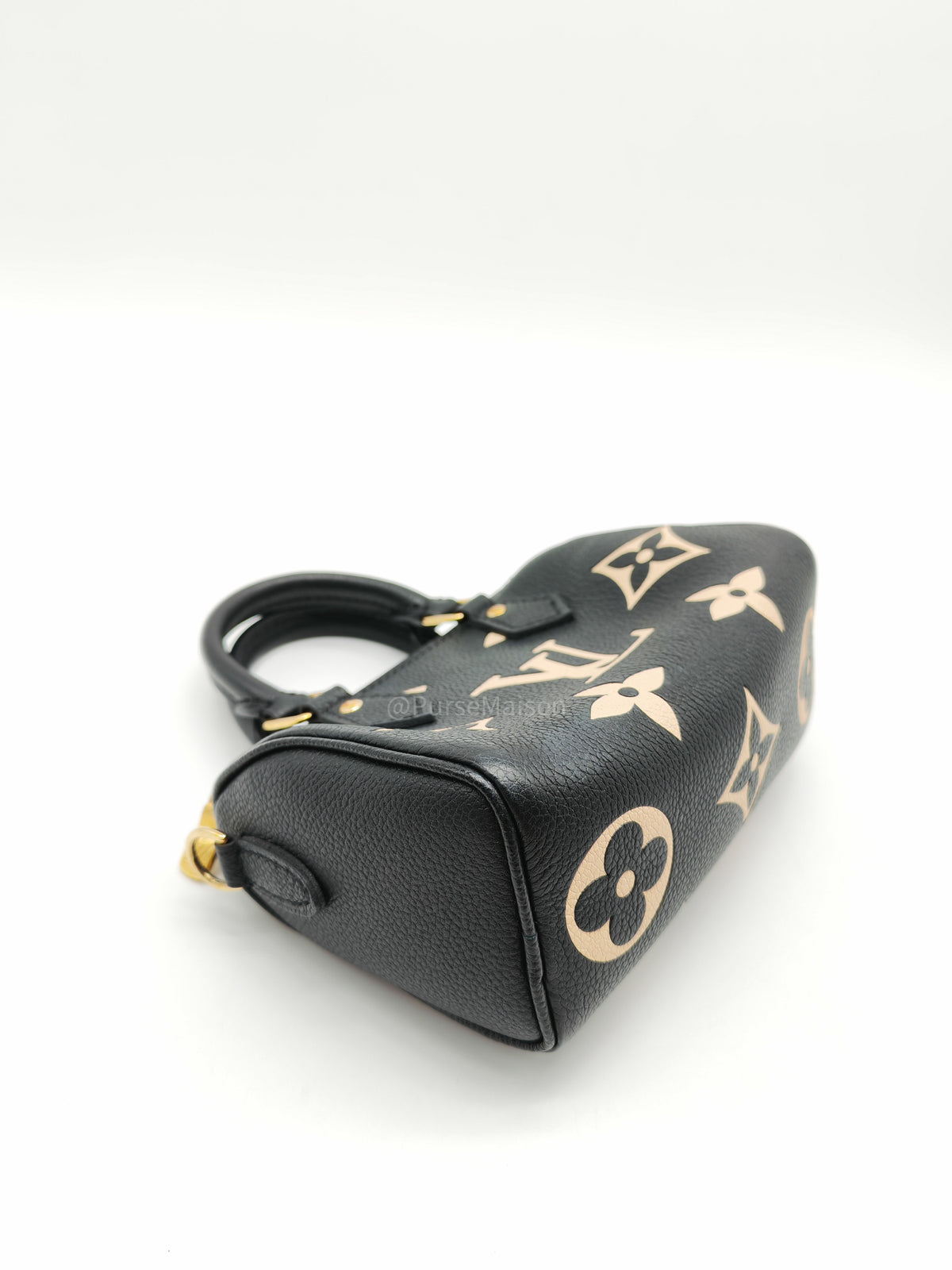 Louis Vuitton Speedy Nano in Bicolor Monogram Empriente Leather (Microchip) | Purse Maison Luxury Bags Shop