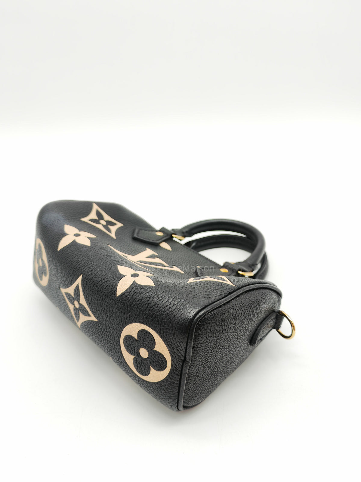 Louis Vuitton Speedy Nano in Bicolor Monogram Empriente Leather (Microchip) | Purse Maison Luxury Bags Shop