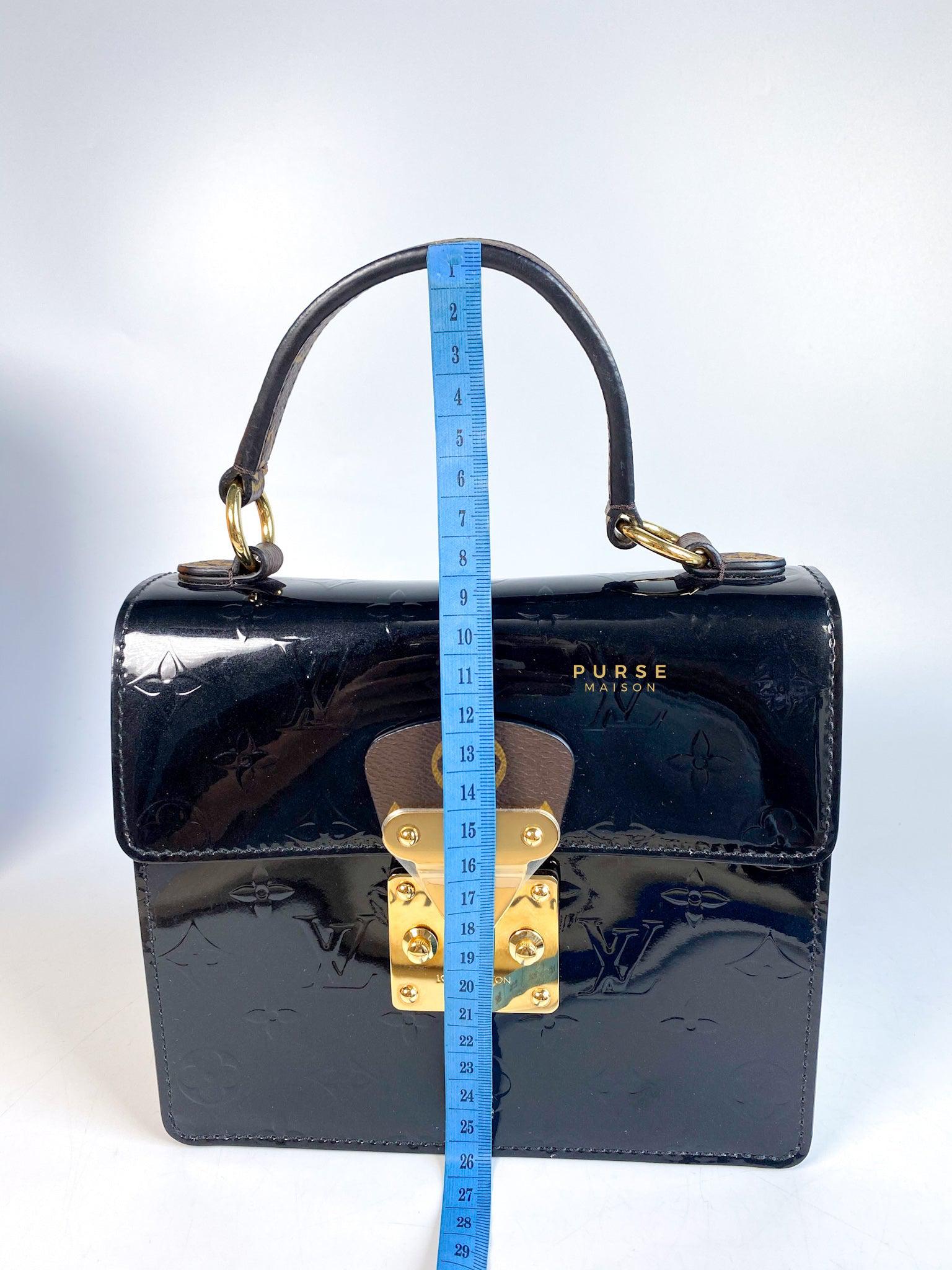 Louis Vuitton Spring Street NM Handbag Limited Edition Metallic Monogram  Vernis at 1stDibs