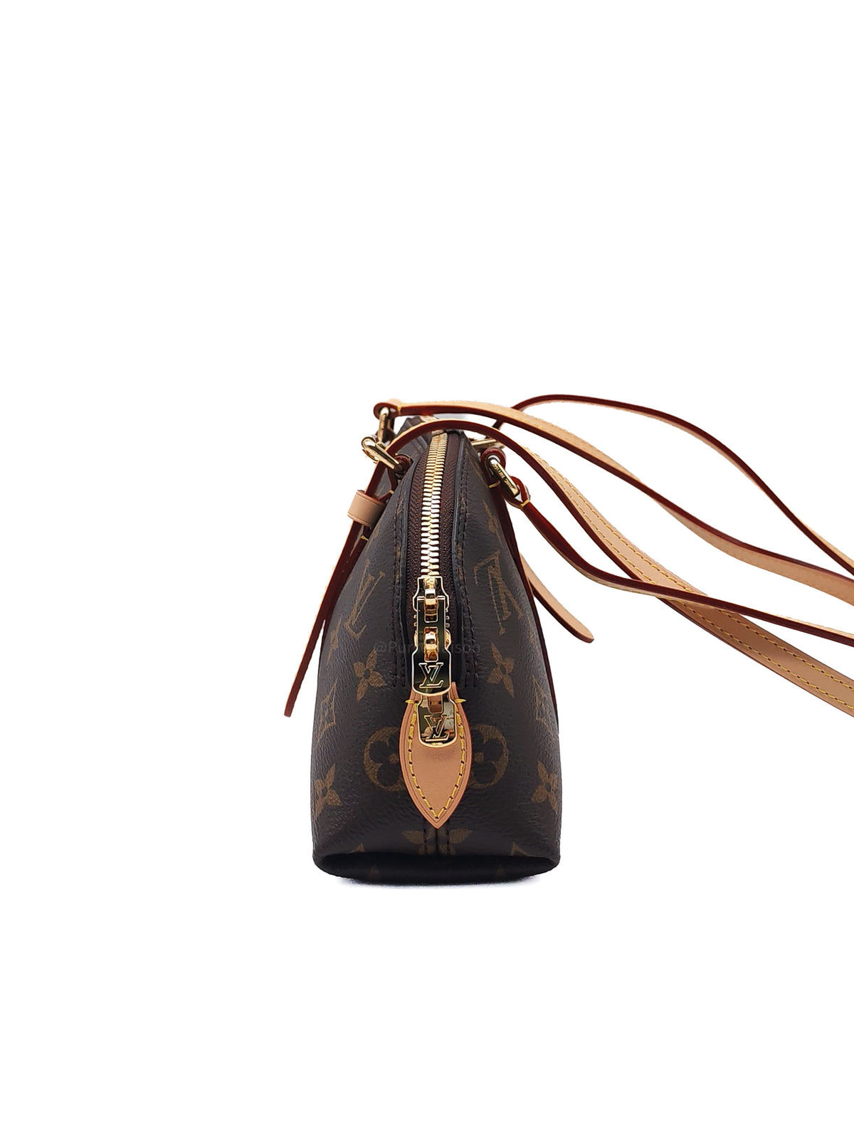 Louis Vuitton Squire East West Handbag in Monogram Canvas and Gold Hardware Microchip | Purse Maison Luxury Bags Shop
