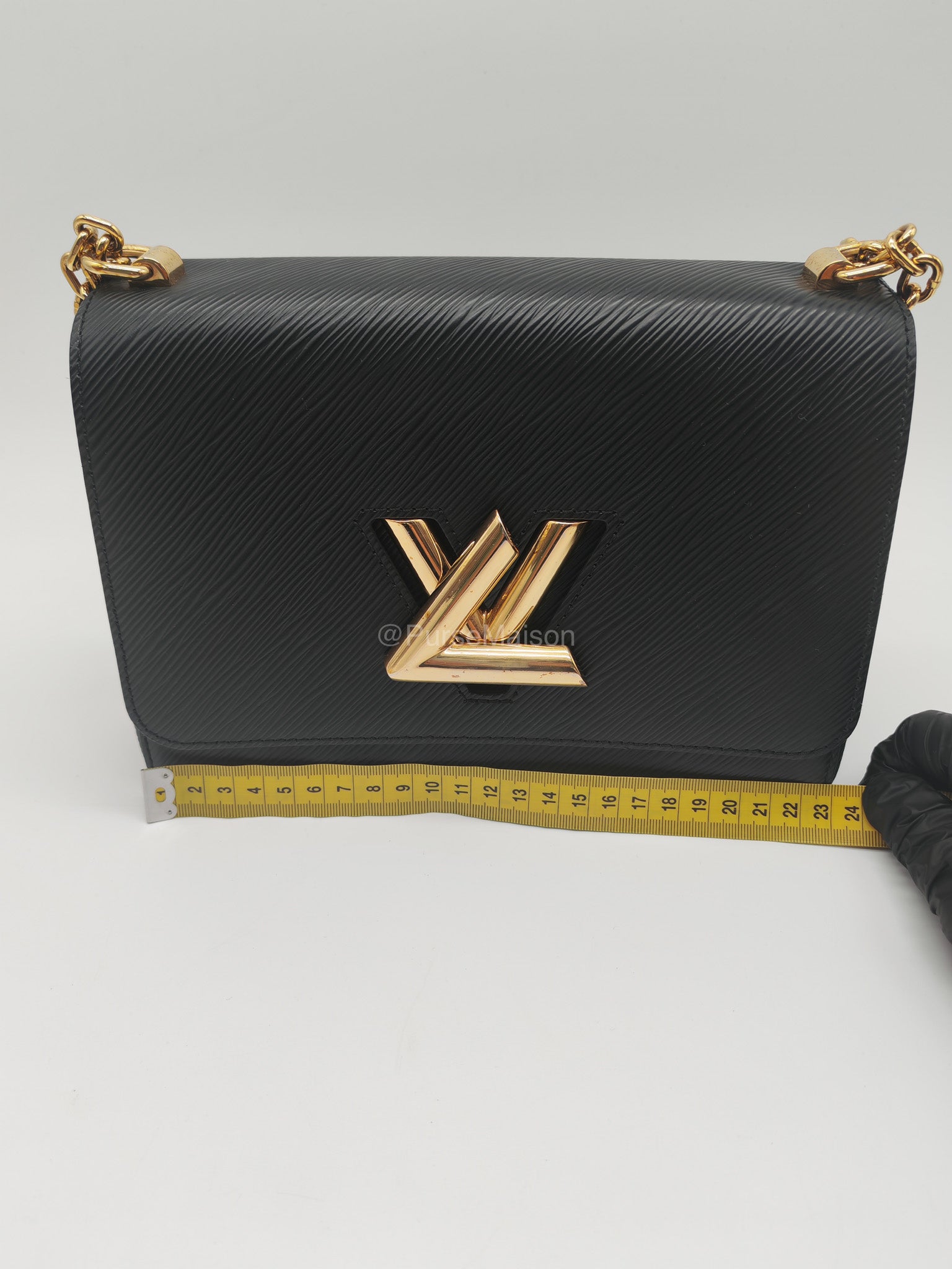 Louis Vuitton Twist MM in Black Epi Leather Shoulder Bag (Date Code:FL0199) | Purse Maison Luxury Bags Shop