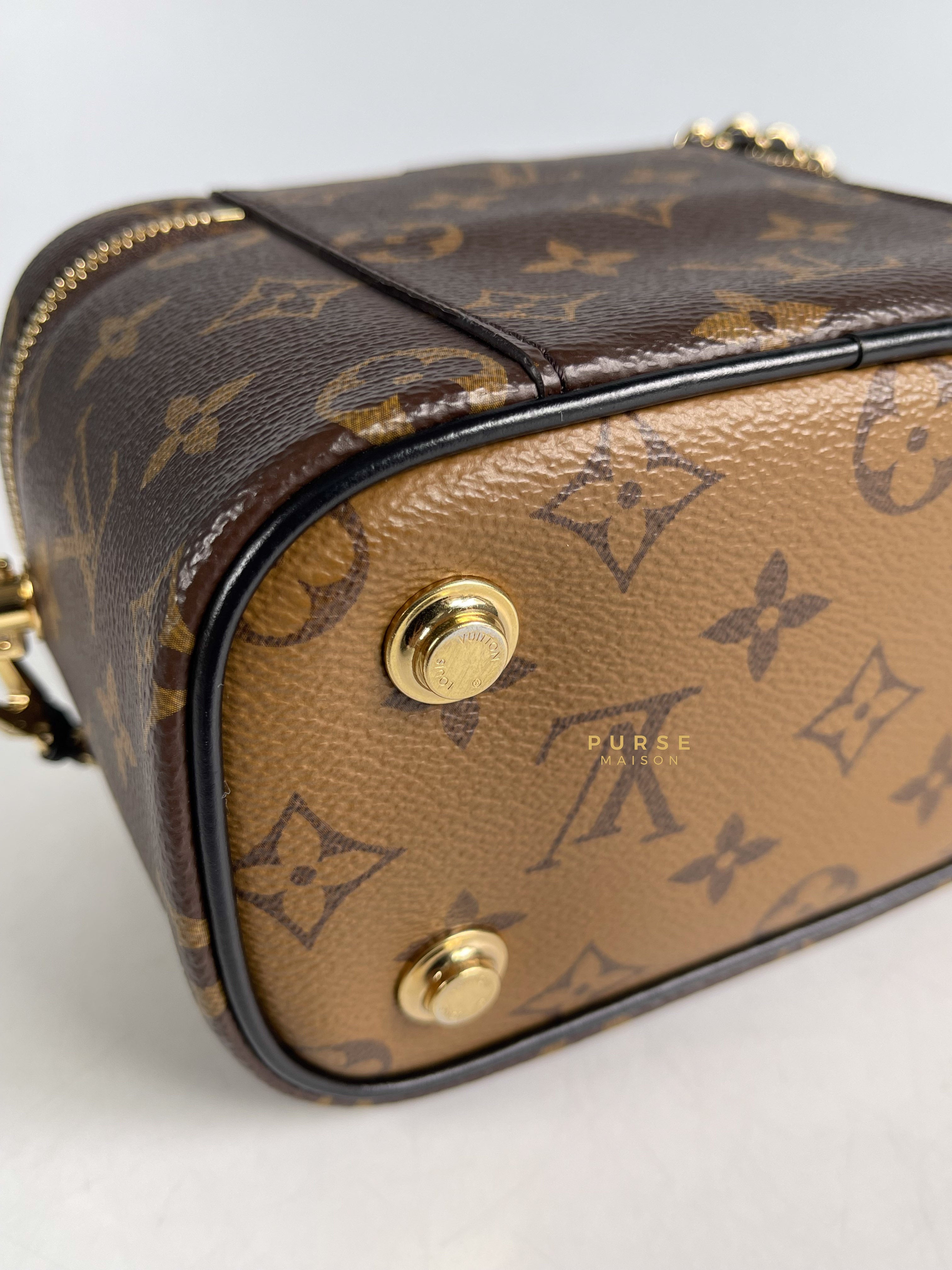 Louis vuitton reverse monogram square online bag