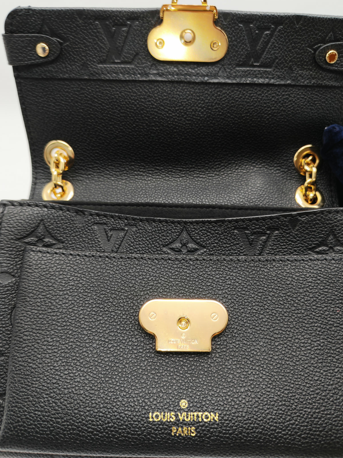 Louis Vuitton Vavin BB in Black Embossed Monogram Empreinte Calfskin Leather and Gold Hardware (Datecode: TR2250) | Purse Maison Luxury Bags Shop