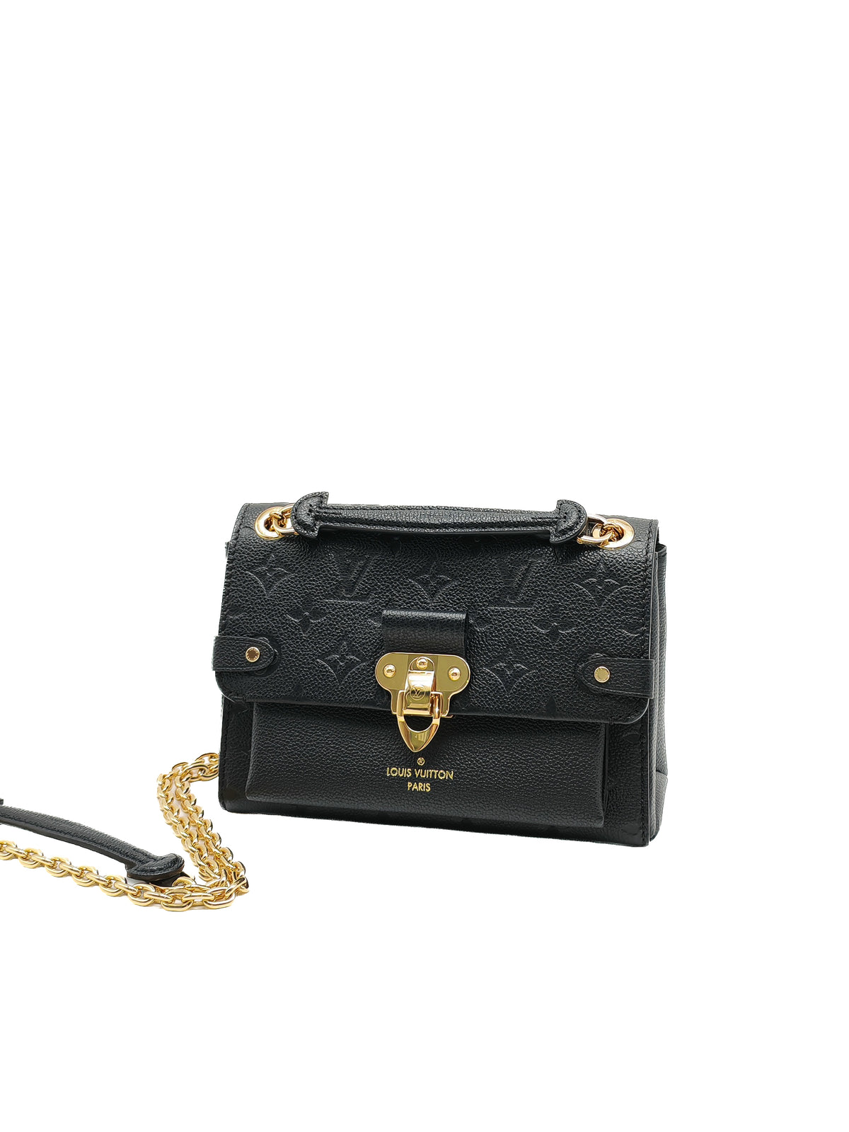 Louis Vuitton Vavin BB in Black Embossed Monogram Empreinte Calfskin Leather and Gold Hardware (Datecode: TR2250) | Purse Maison Luxury Bags Shop