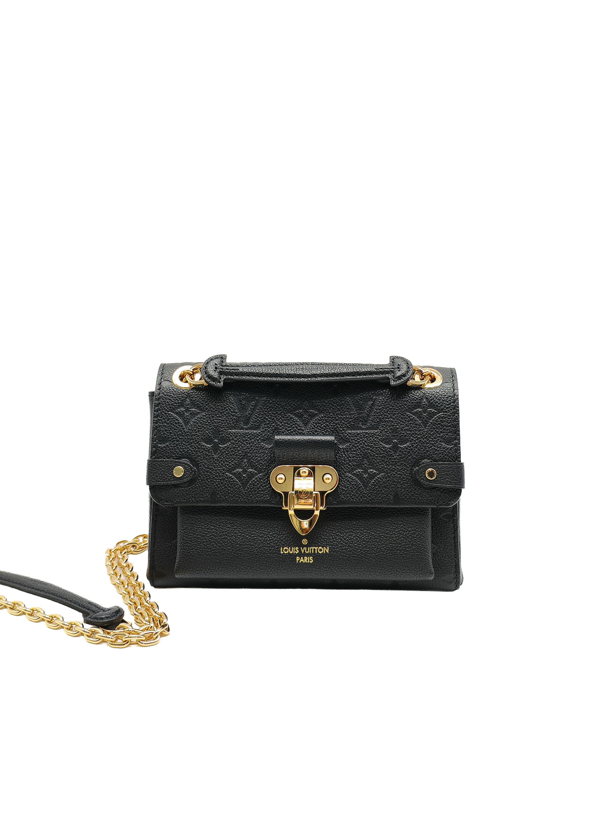 Louis Vuitton Vavin BB in Black Embossed Monogram Empreinte Calfskin Leather and Gold Hardware (Datecode: TR2250) | Purse Maison Luxury Bags Shop
