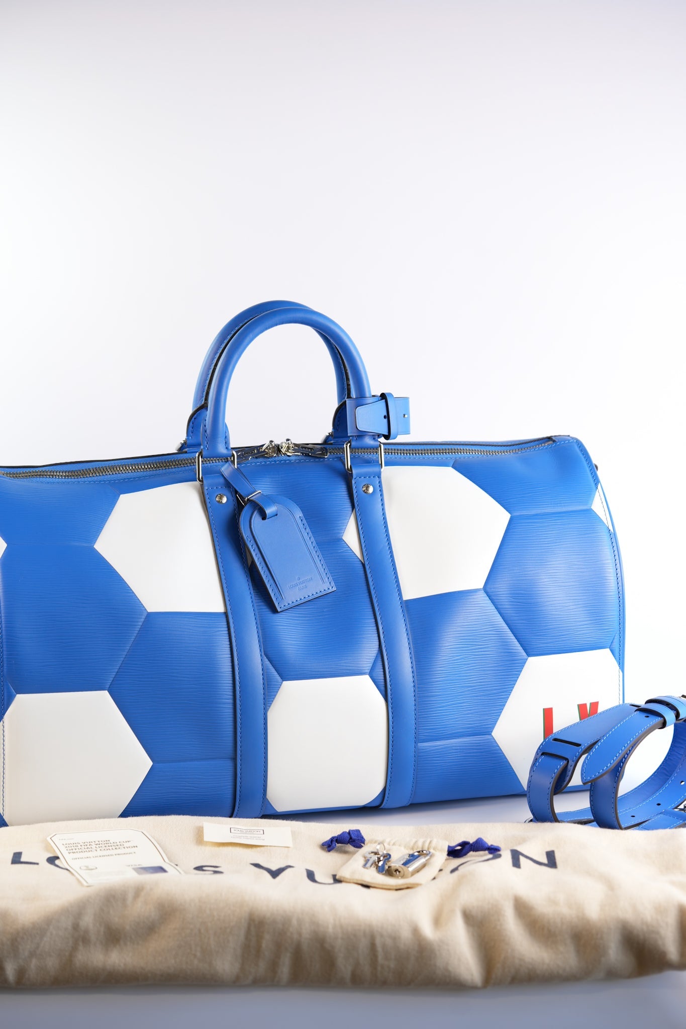 Louis Vuitton x FIFA World Cup Keepall Bandouliere 55 | Purse Maison Luxury Bags Shop