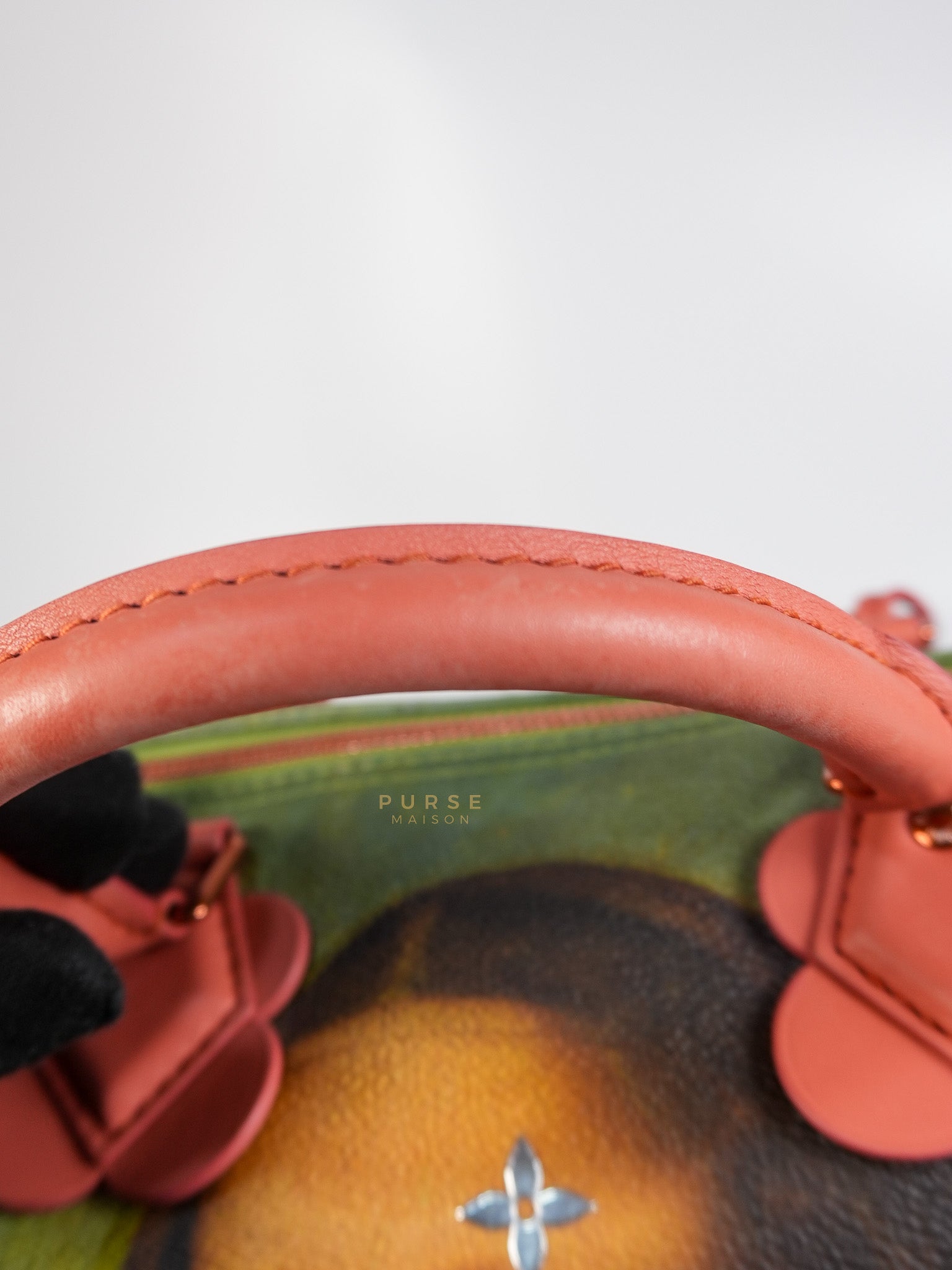 Louis Vuitton x Jeff Koons Speedy 30 in Da Vinci Mona Lisa Cuir Rose(Date code: DU1197) | Purse Maison Luxury Bags Shop