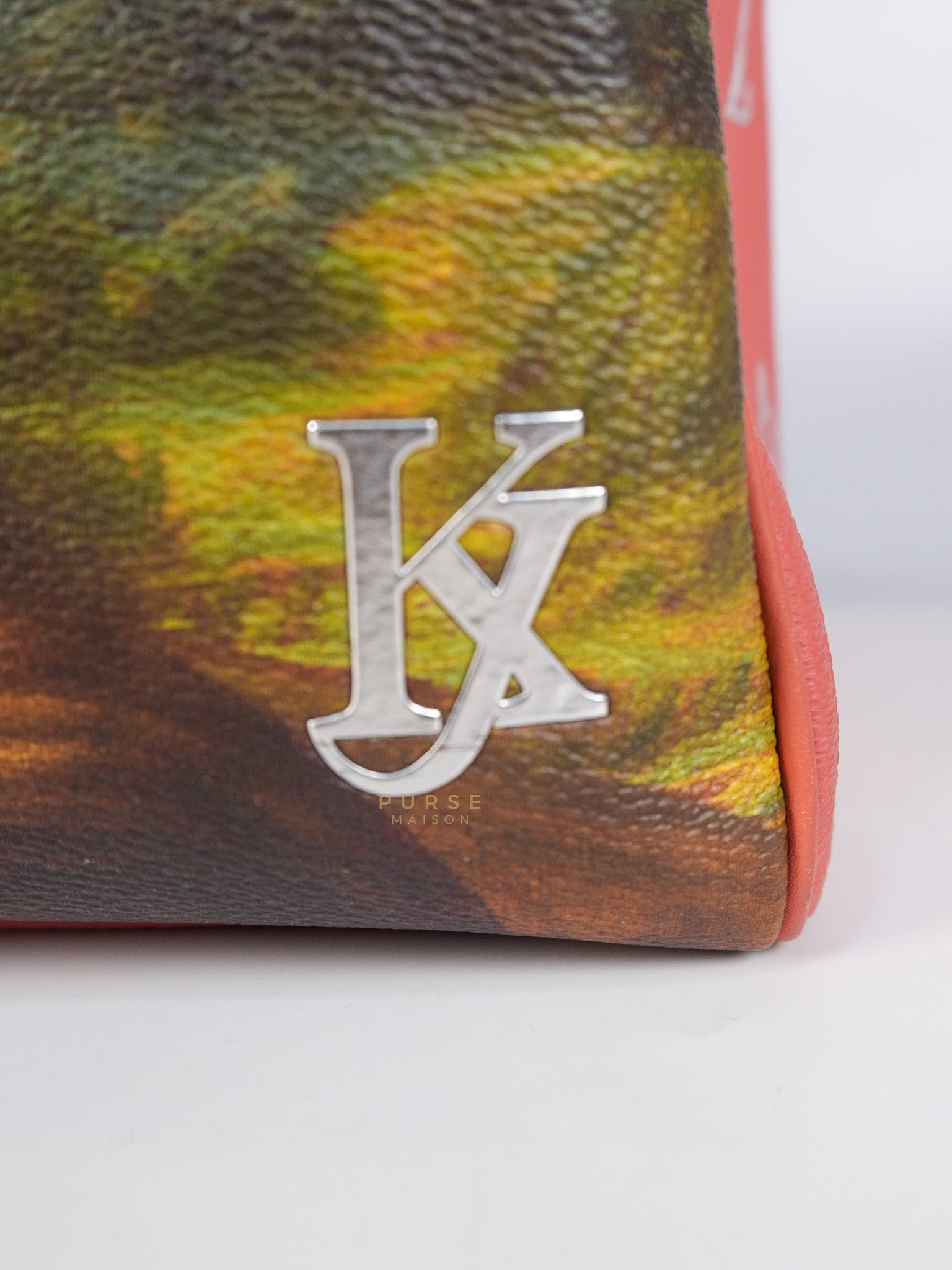 Louis Vuitton x Jeff Koons Speedy 30 in Da Vinci Mona Lisa Cuir Rose(Date code: DU1197) | Purse Maison Luxury Bags Shop