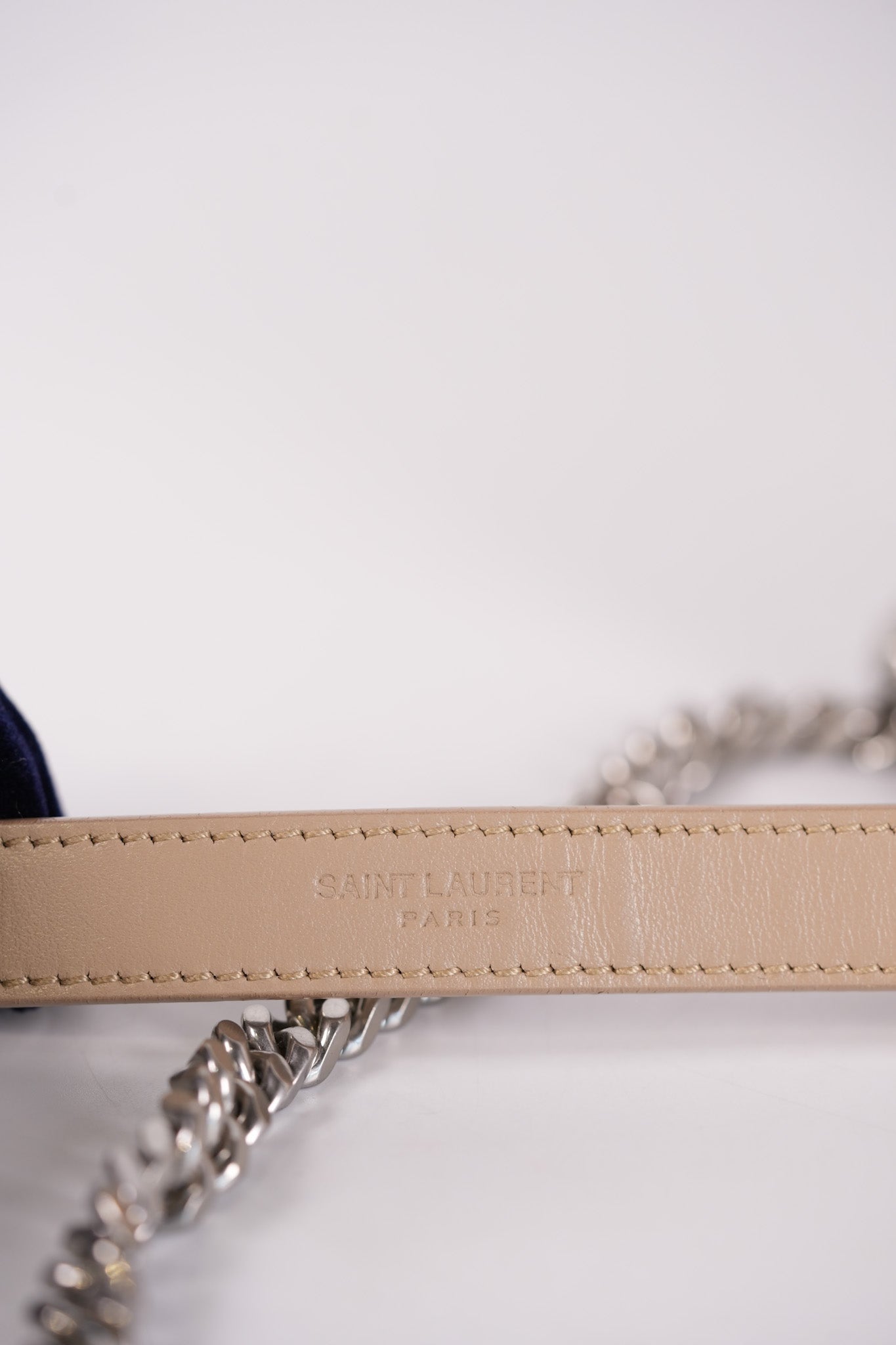 Loulou Bowling Bag in Beige Calfskin Leather & Silver Hardware | Purse Maison Luxury Bags Shop