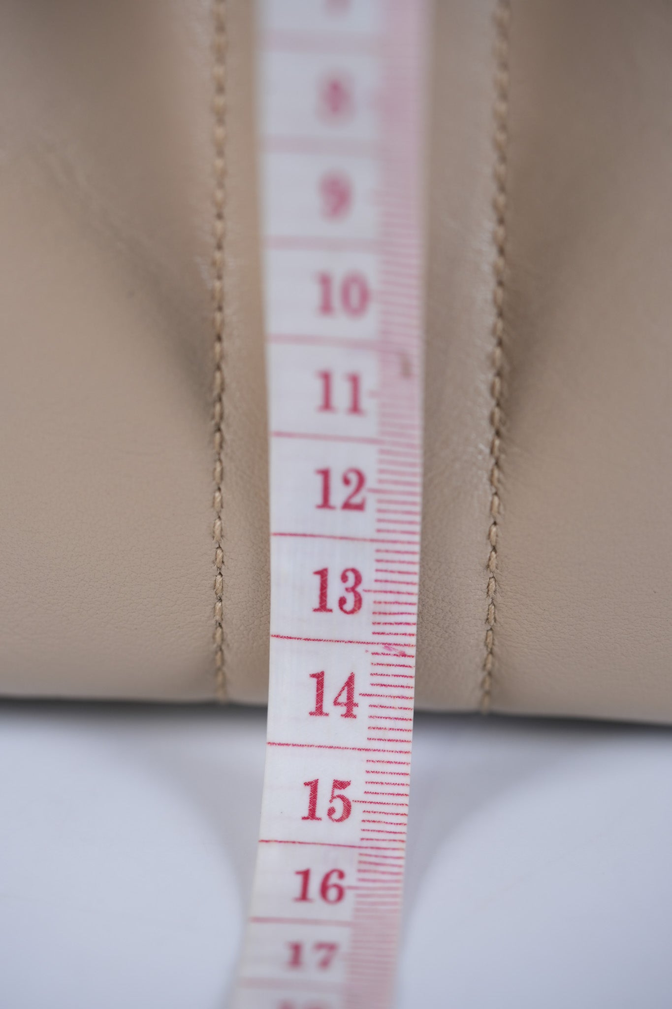 Loulou Bowling Bag in Beige Calfskin Leather & Silver Hardware | Purse Maison Luxury Bags Shop