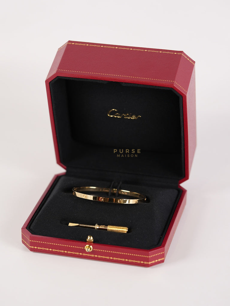 Love Bangle Bracelet in 18K Gold | Purse Maison Luxury Bags Shop