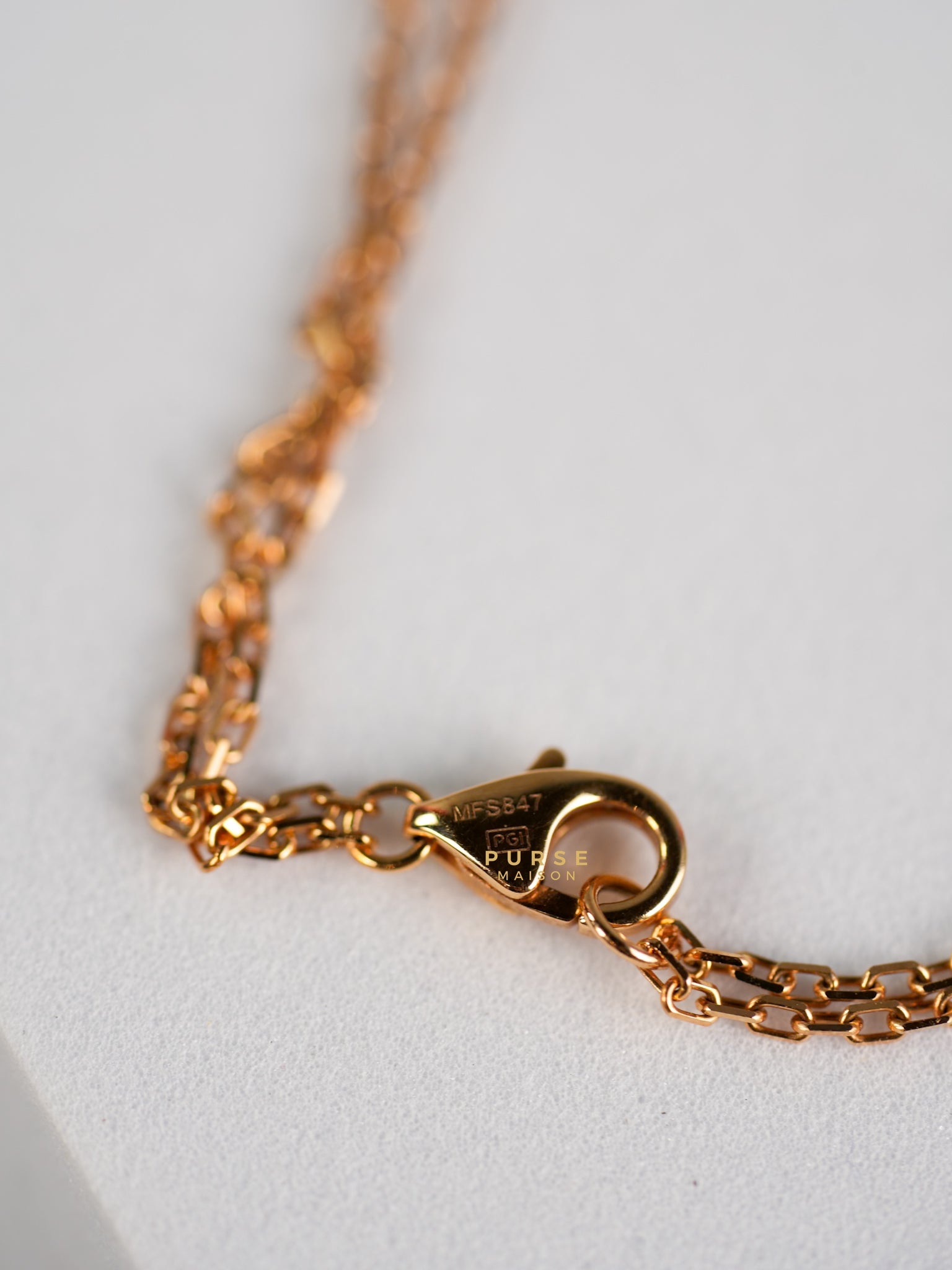 Love Mini Circle Bracelet in 18k Rose Gold | Purse Maison Luxury Bags Shop
