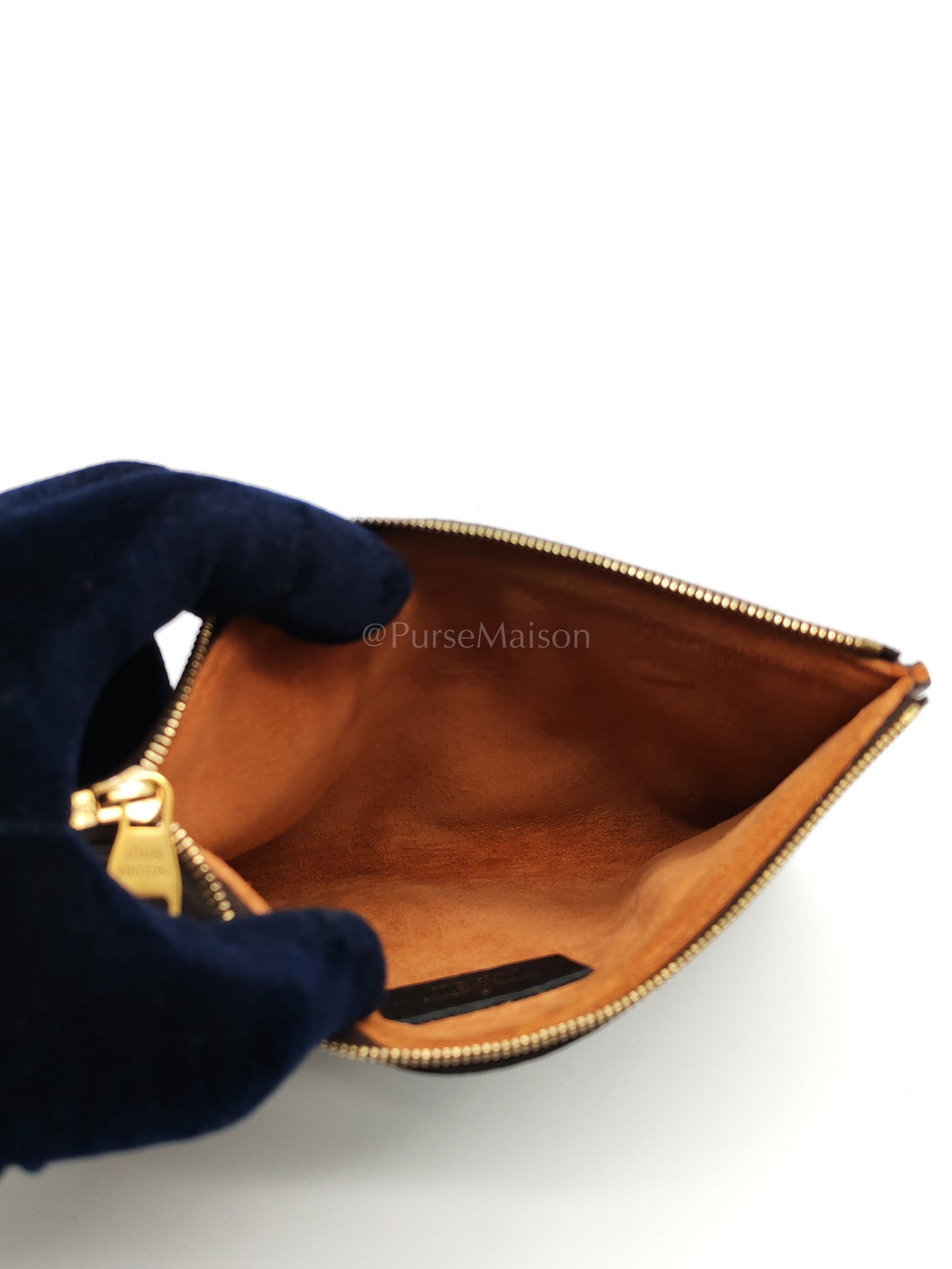 Low Key Hobo PM Black Grained Calfskin Leather Gold Hardware (Microchip) | Purse Maison Luxury Bags Shop