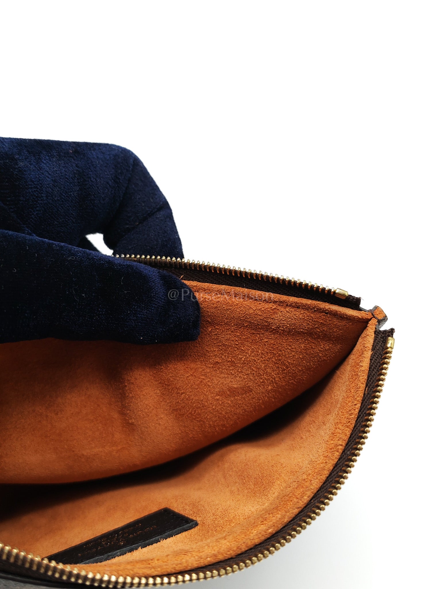 Low Key Hobo PM Black Grained Calfskin Leather Gold Hardware (Microchip) | Purse Maison Luxury Bags Shop