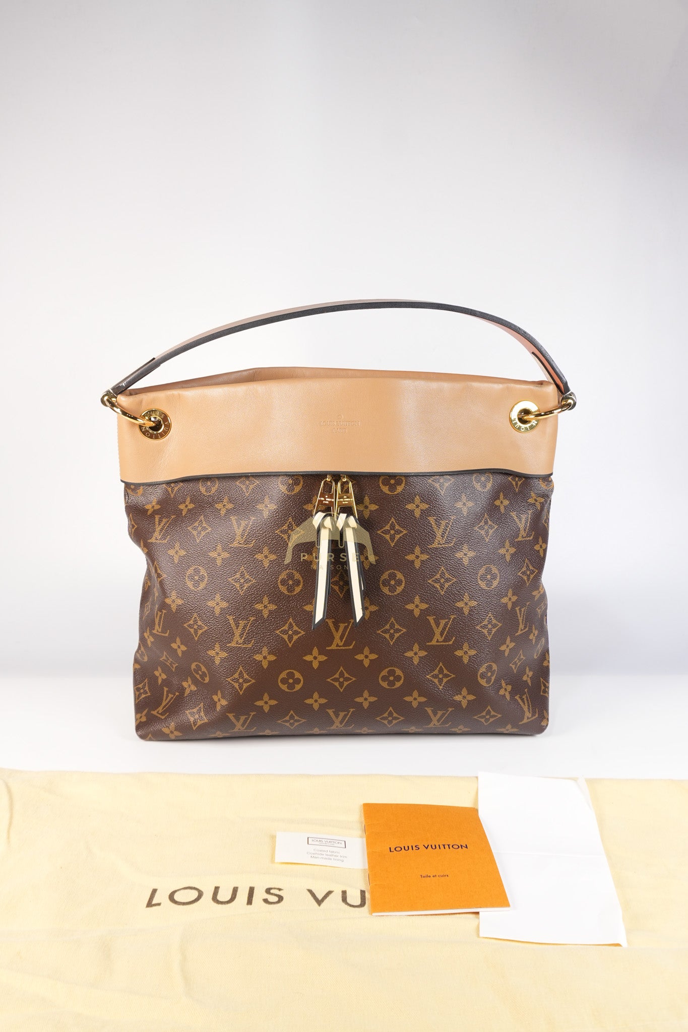 Tuileries Hobo Bag in Monogram and Light Beige (Date code: CA0148)