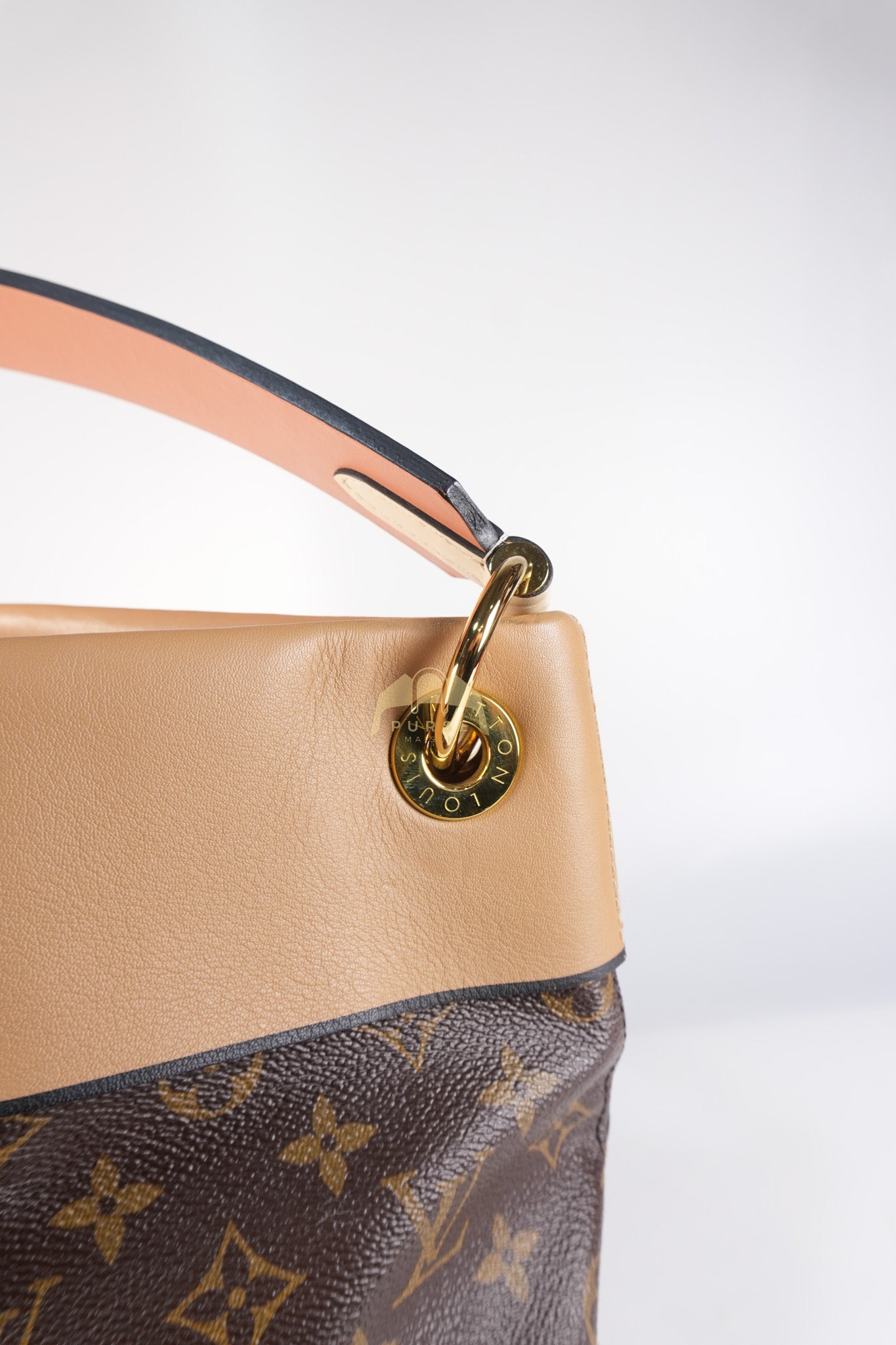 Tuileries Hobo Bag in Monogram and Light Beige (Date code: CA0148)