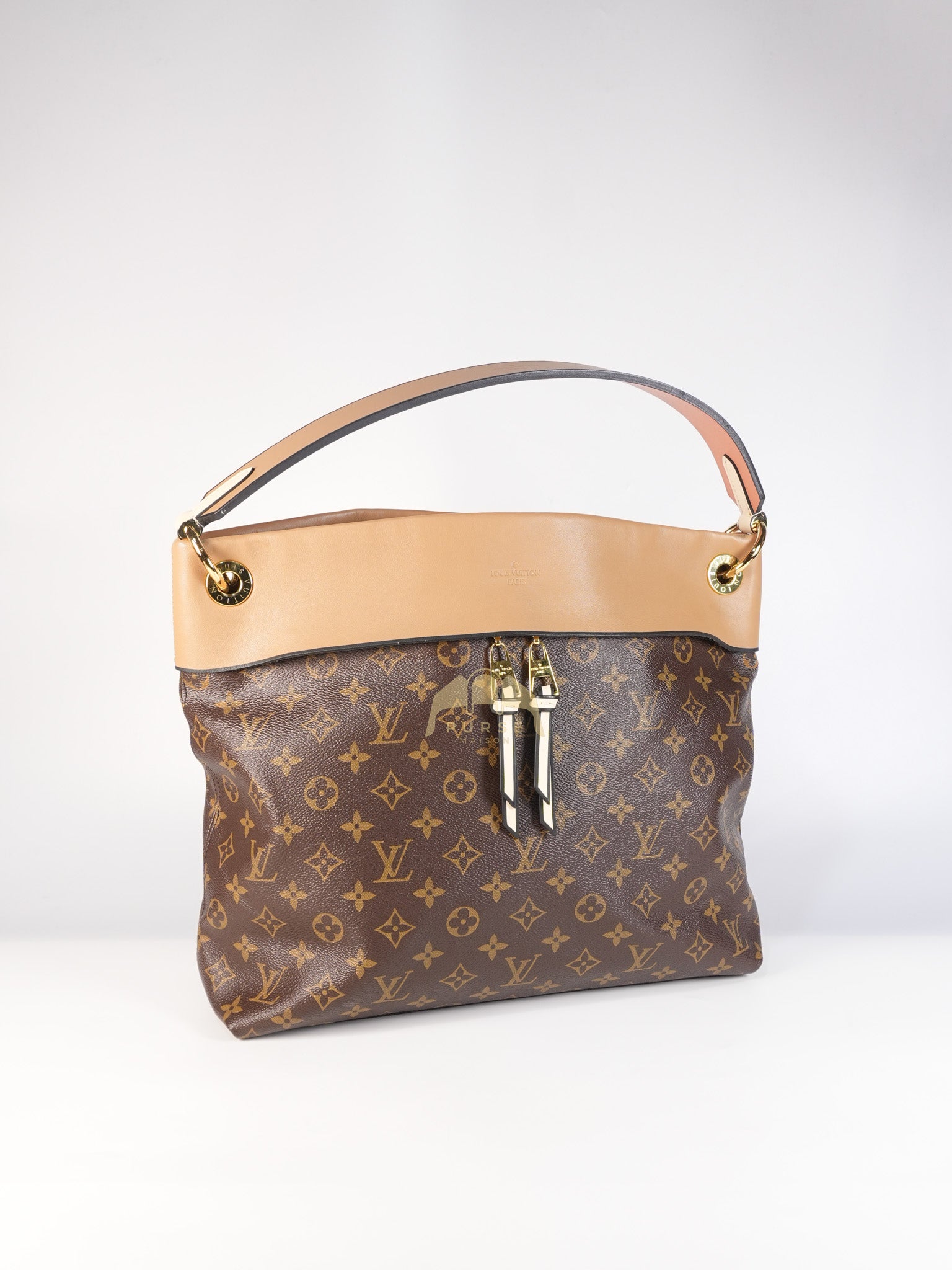 Tuileries Hobo Bag in Monogram and Light Beige (Date code: CA0148)