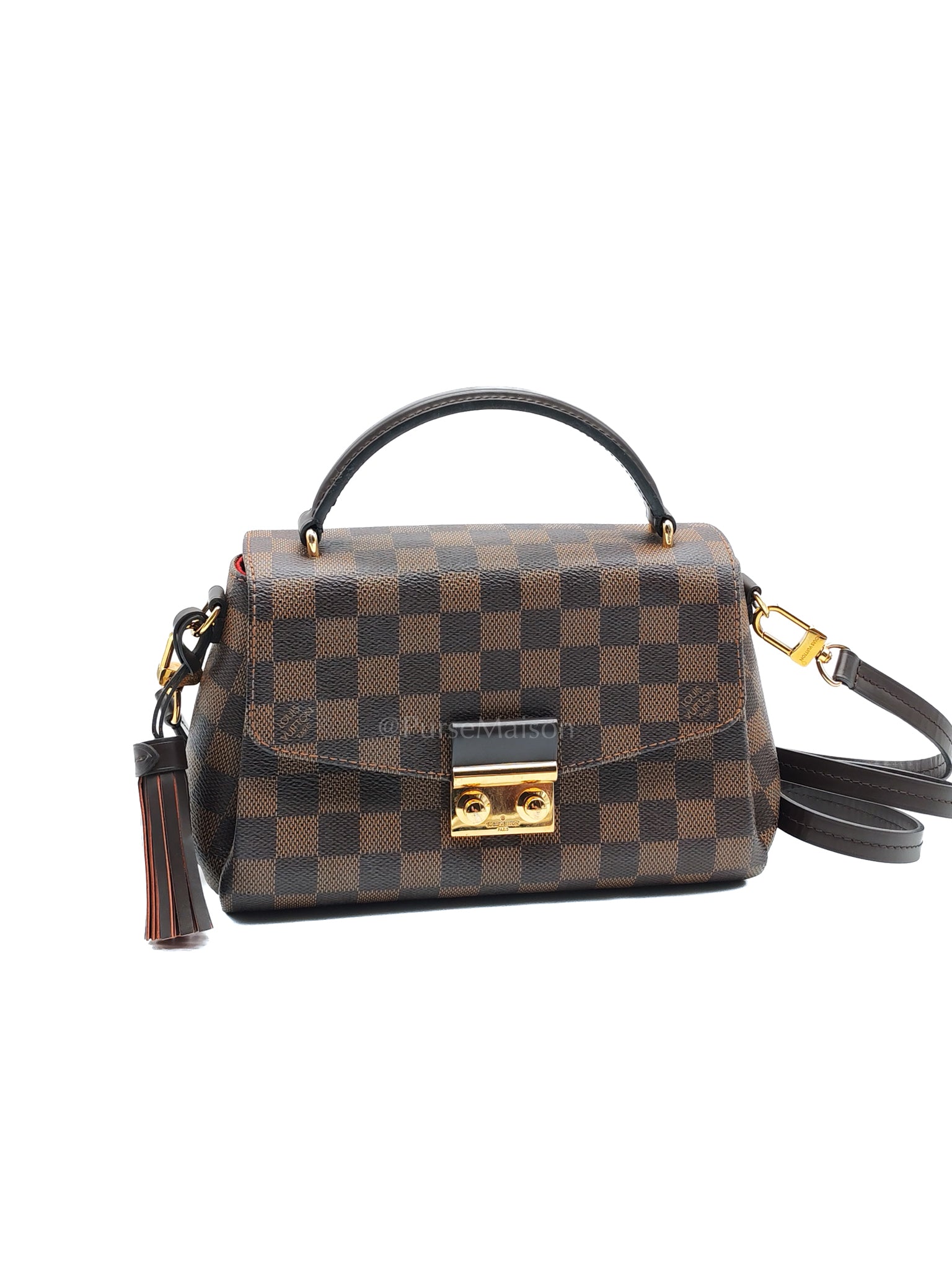 Lv Croisette In Damier Ebene GHW | Purse Maison Luxury Bags Shop