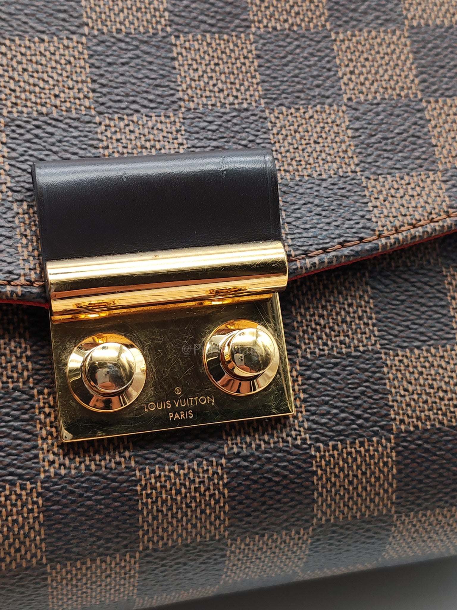 Lv Croisette In Damier Ebene GHW | Purse Maison Luxury Bags Shop