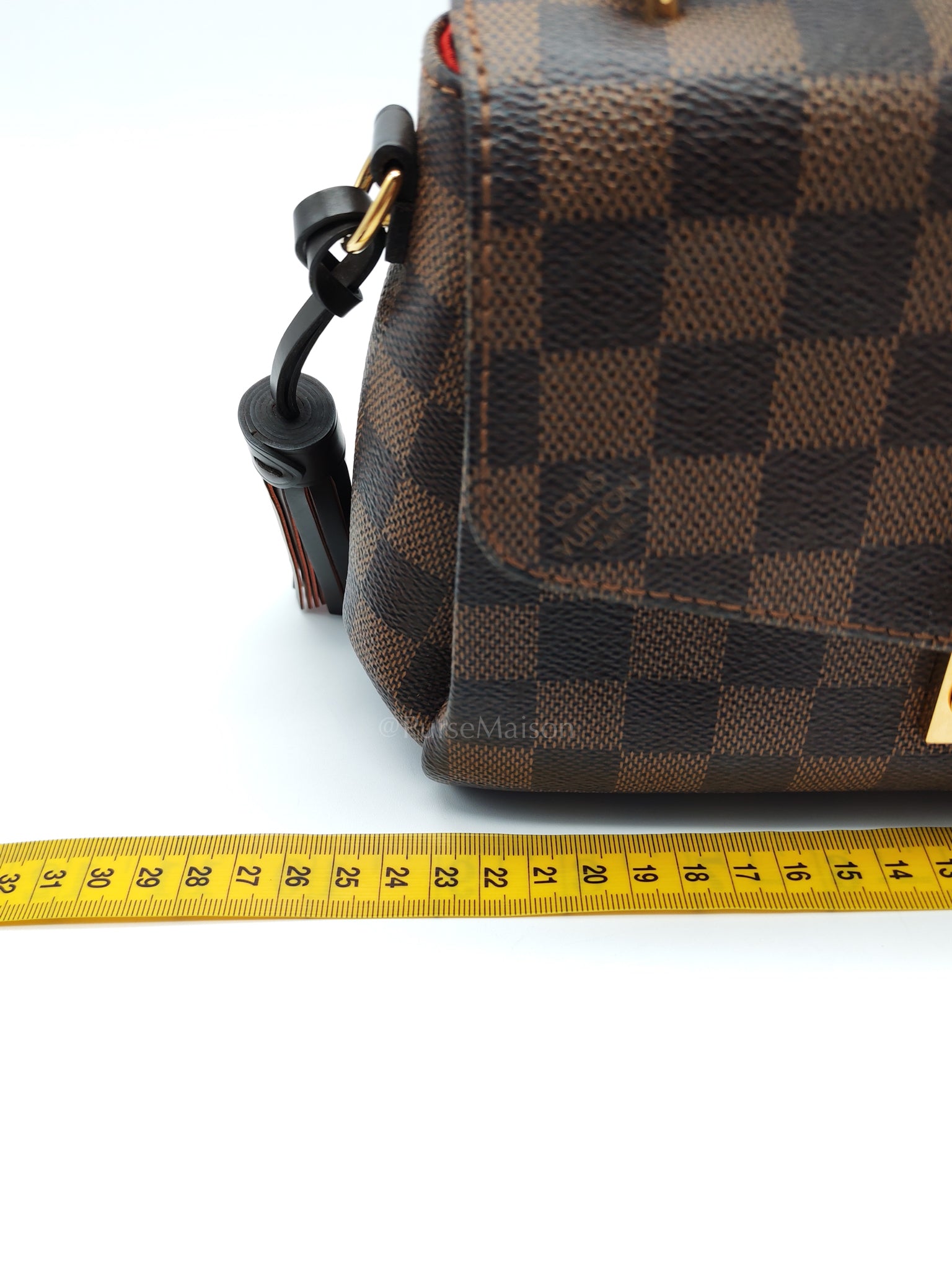 Lv Croisette In Damier Ebene GHW | Purse Maison Luxury Bags Shop