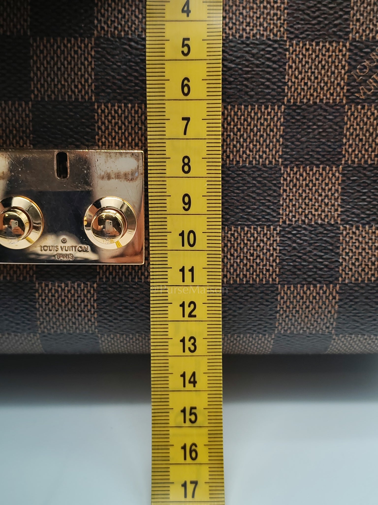 Lv Croisette In Damier Ebene GHW | Purse Maison Luxury Bags Shop