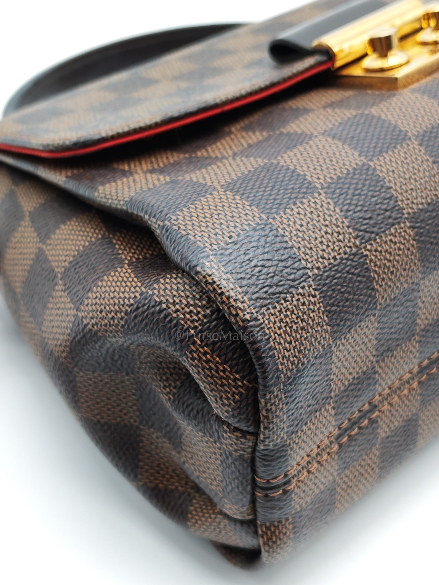 Lv Croisette In Damier Ebene GHW | Purse Maison Luxury Bags Shop