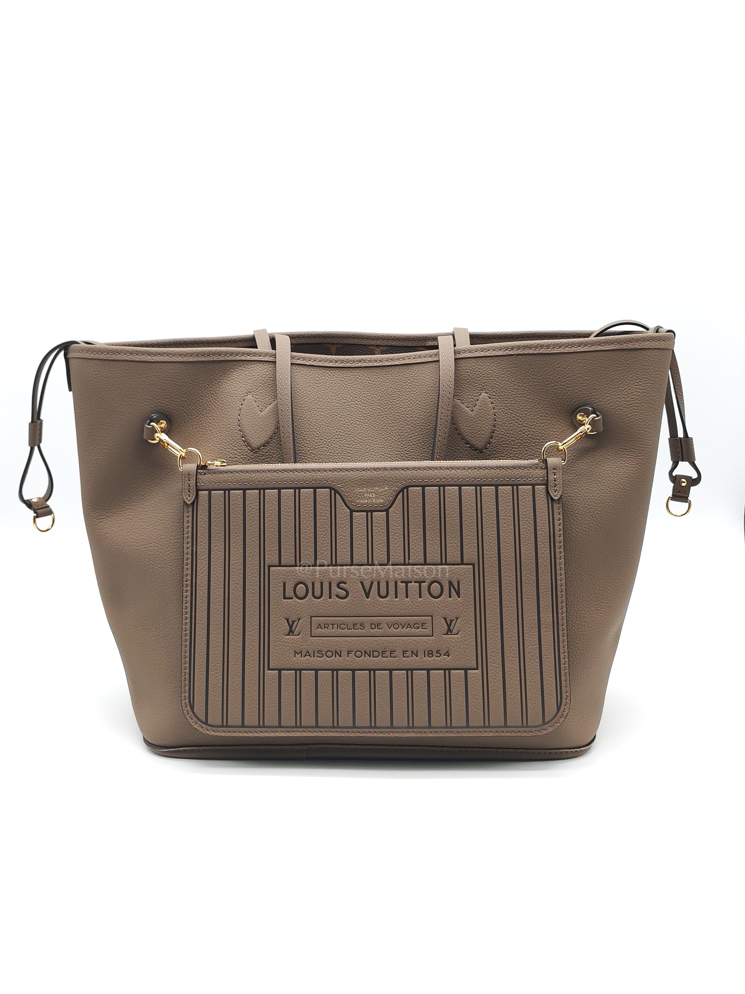 LV Inside Out Neverfull Microchip | Purse Maison Luxury Bags Shop