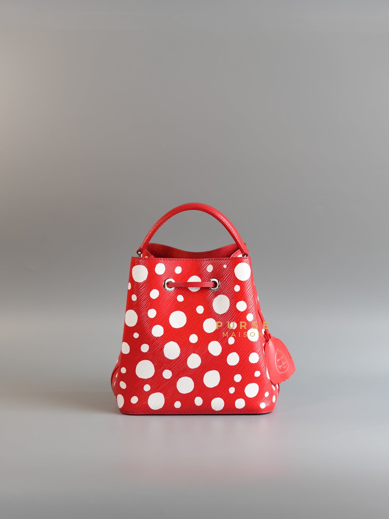 LV x Yayoi Kusama 2023 Neo Noe BB in Red/White Infinity Dots Epi Leather (Microchip) | Purse Maison Luxury Bags Shop