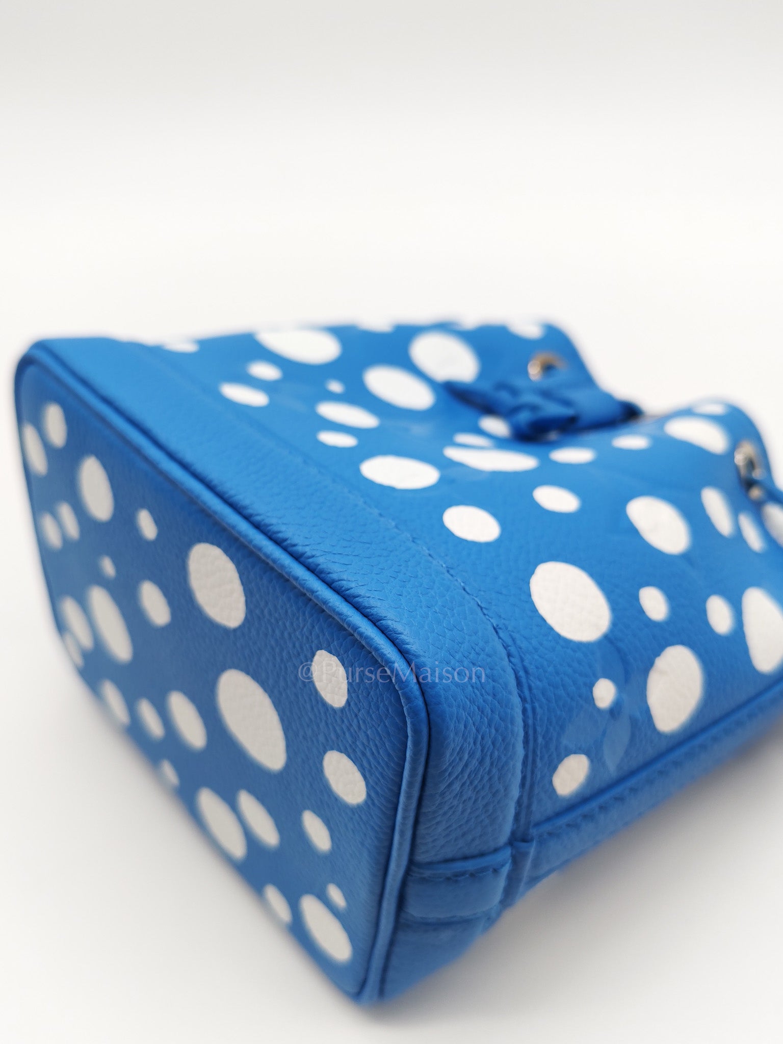 LV x Yayoi Kusama Nano Neo Noe Giant Monogram Infinity Dots Bucket Bag (Microchip) | Purse Maison Luxury Bags Shop