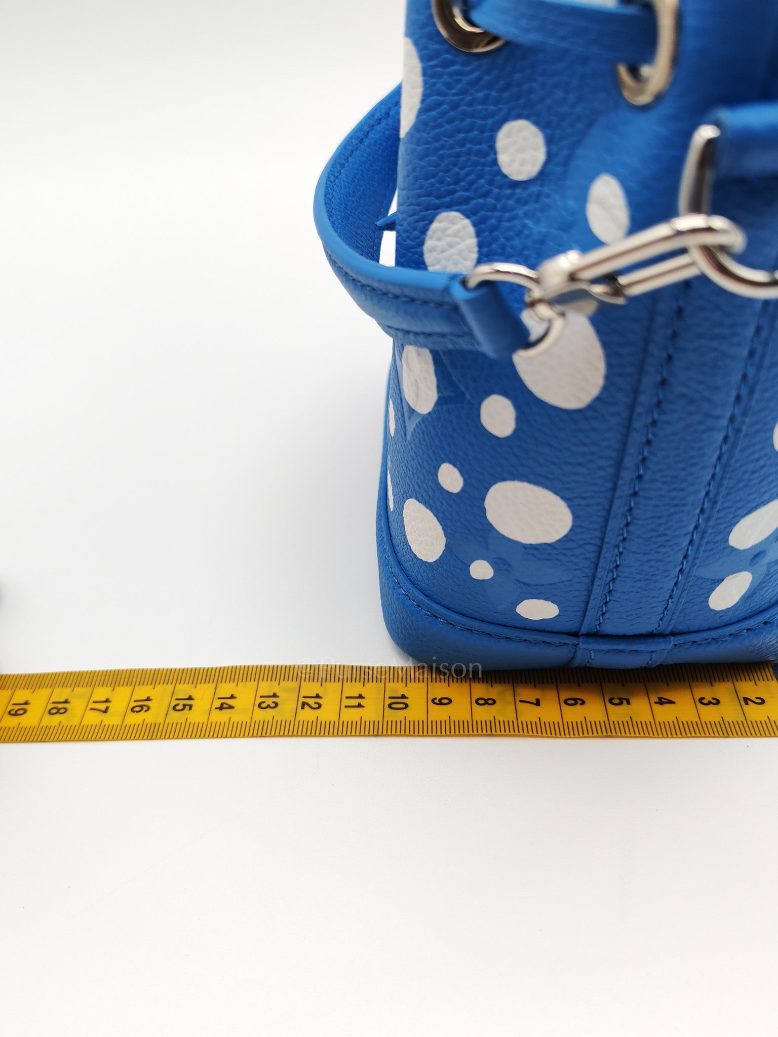 LV x Yayoi Kusama Nano Neo Noe Giant Monogram Infinity Dots Bucket Bag (Microchip) | Purse Maison Luxury Bags Shop