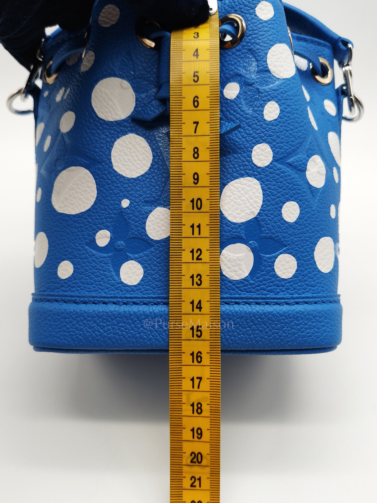 LV x Yayoi Kusama Nano Neo Noe Giant Monogram Infinity Dots Bucket Bag (Microchip) | Purse Maison Luxury Bags Shop