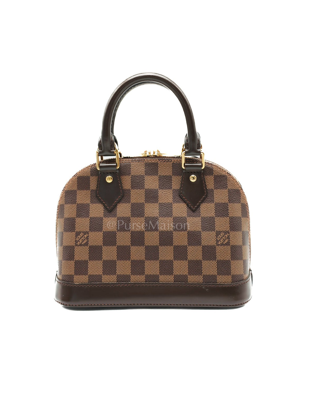 Alma BB in Damier Ebene Canvas (Microchip)