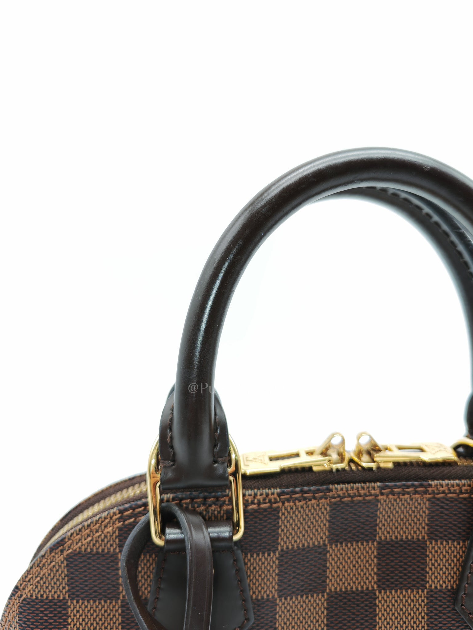 Alma BB in Damier Ebene Canvas (Microchip)