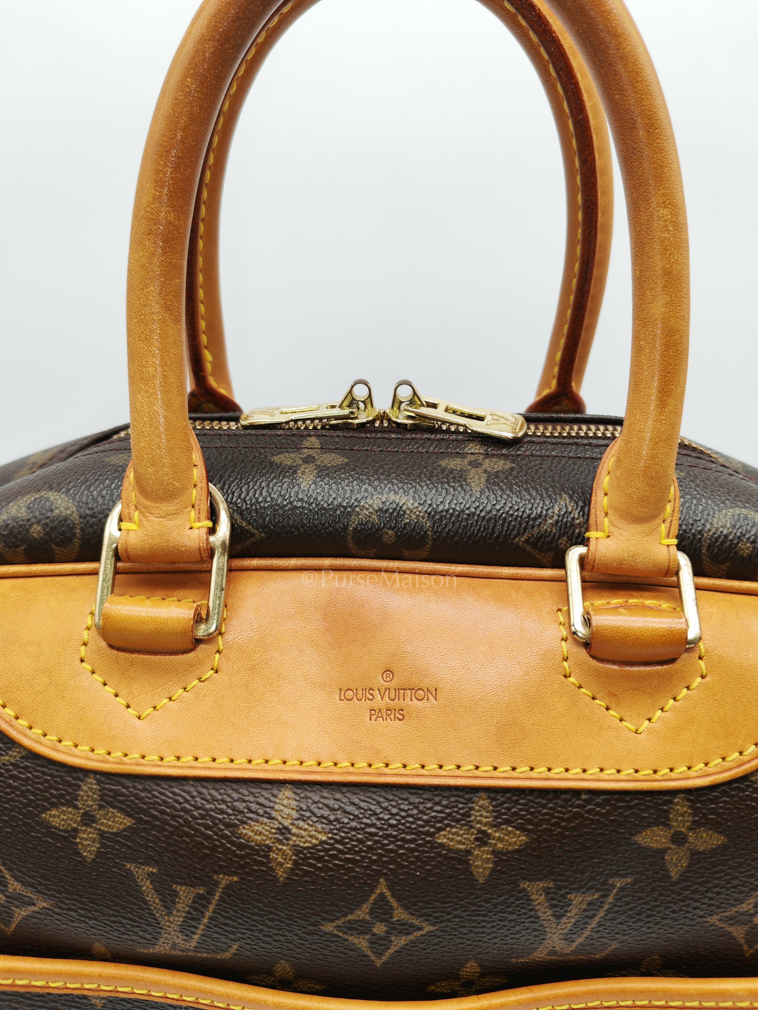 Deauville Monogram Canvas Handbag (Date Code:  MB0041)