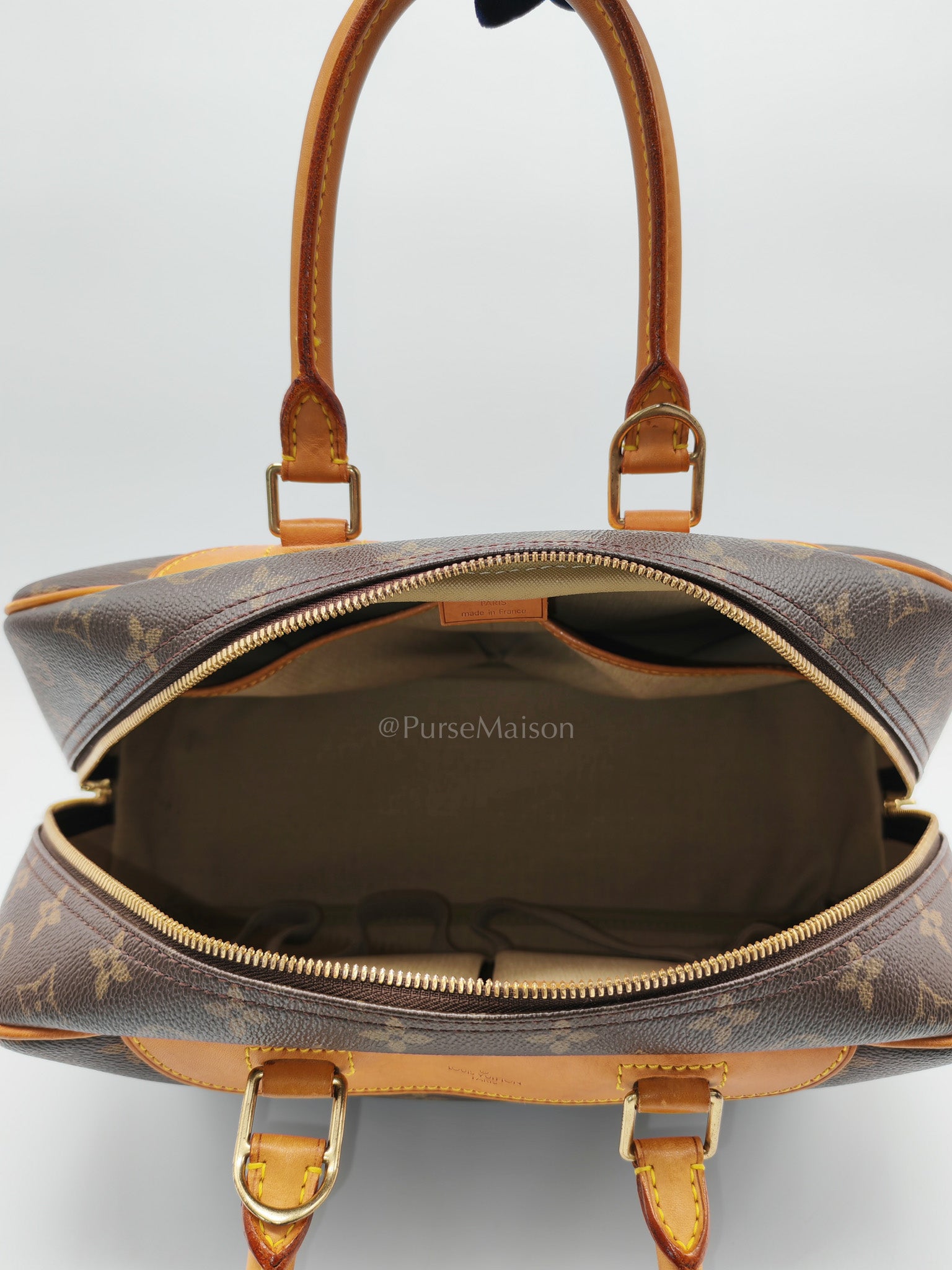 Deauville Monogram Canvas Handbag (Date Code:  MB0041)