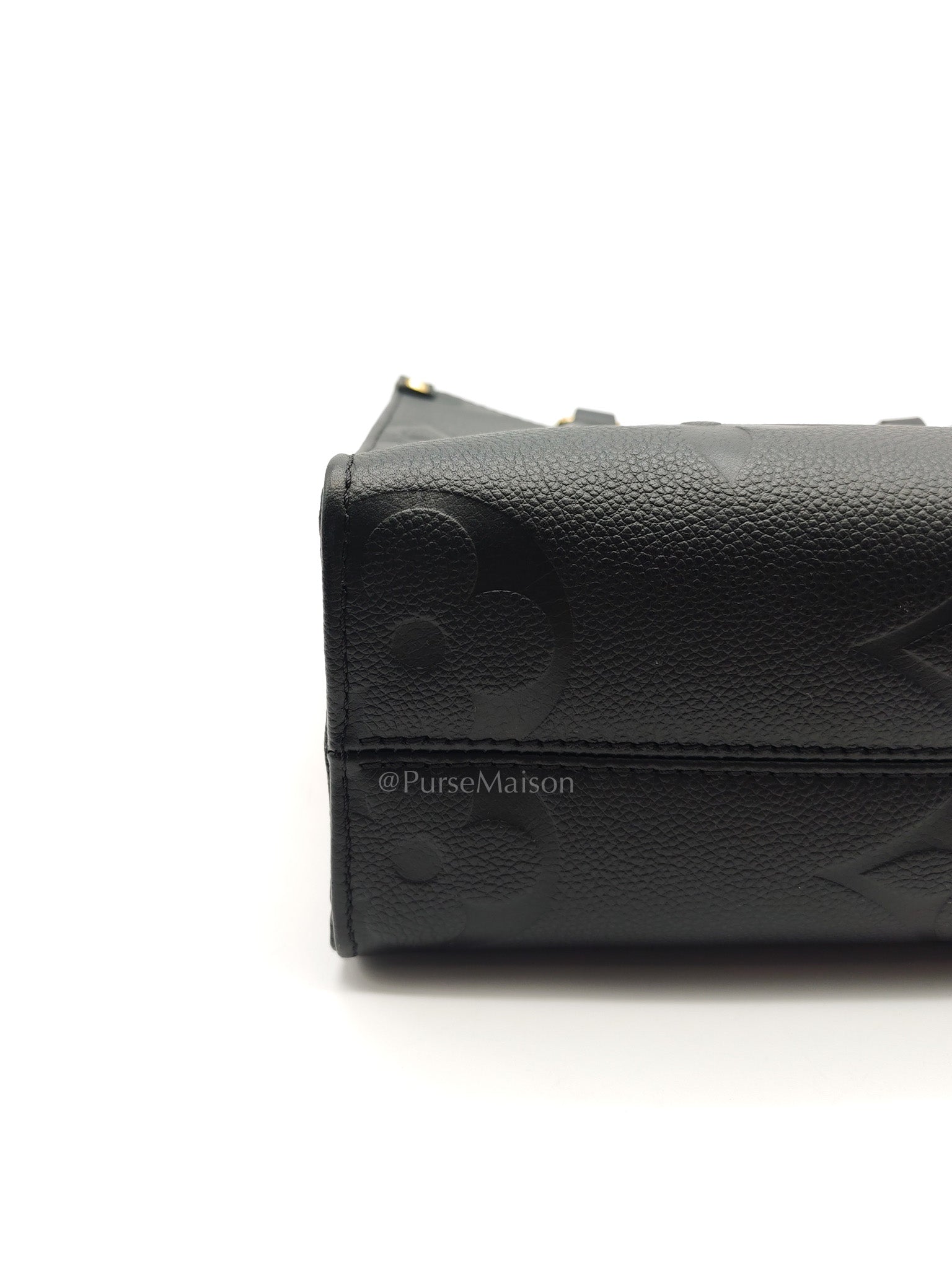 Louis Vuitton OnTheGo (OTG) PM in Black Empreinte Leather (Microchip)