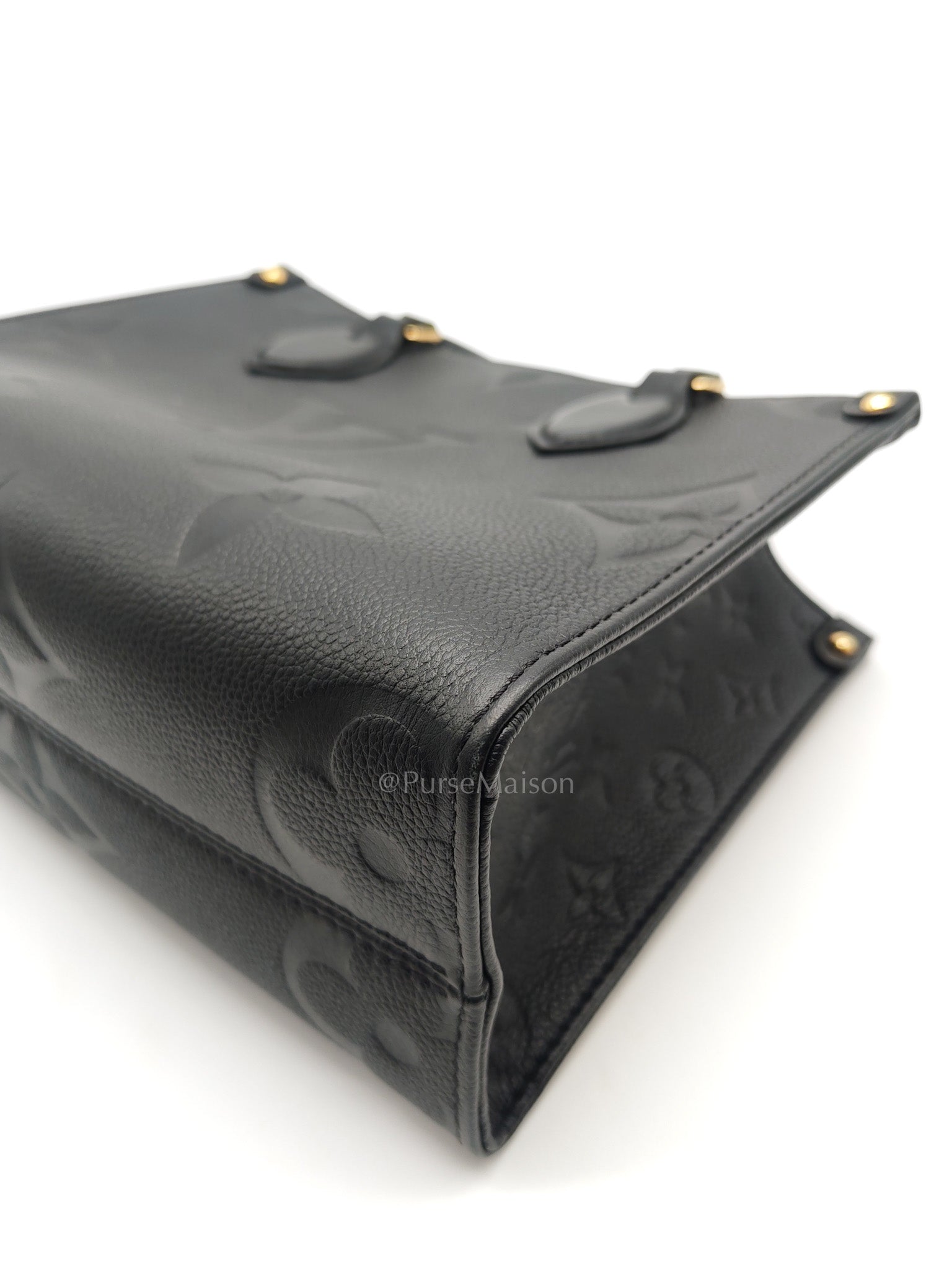 Louis Vuitton OnTheGo (OTG) PM in Black Empreinte Leather (Microchip)
