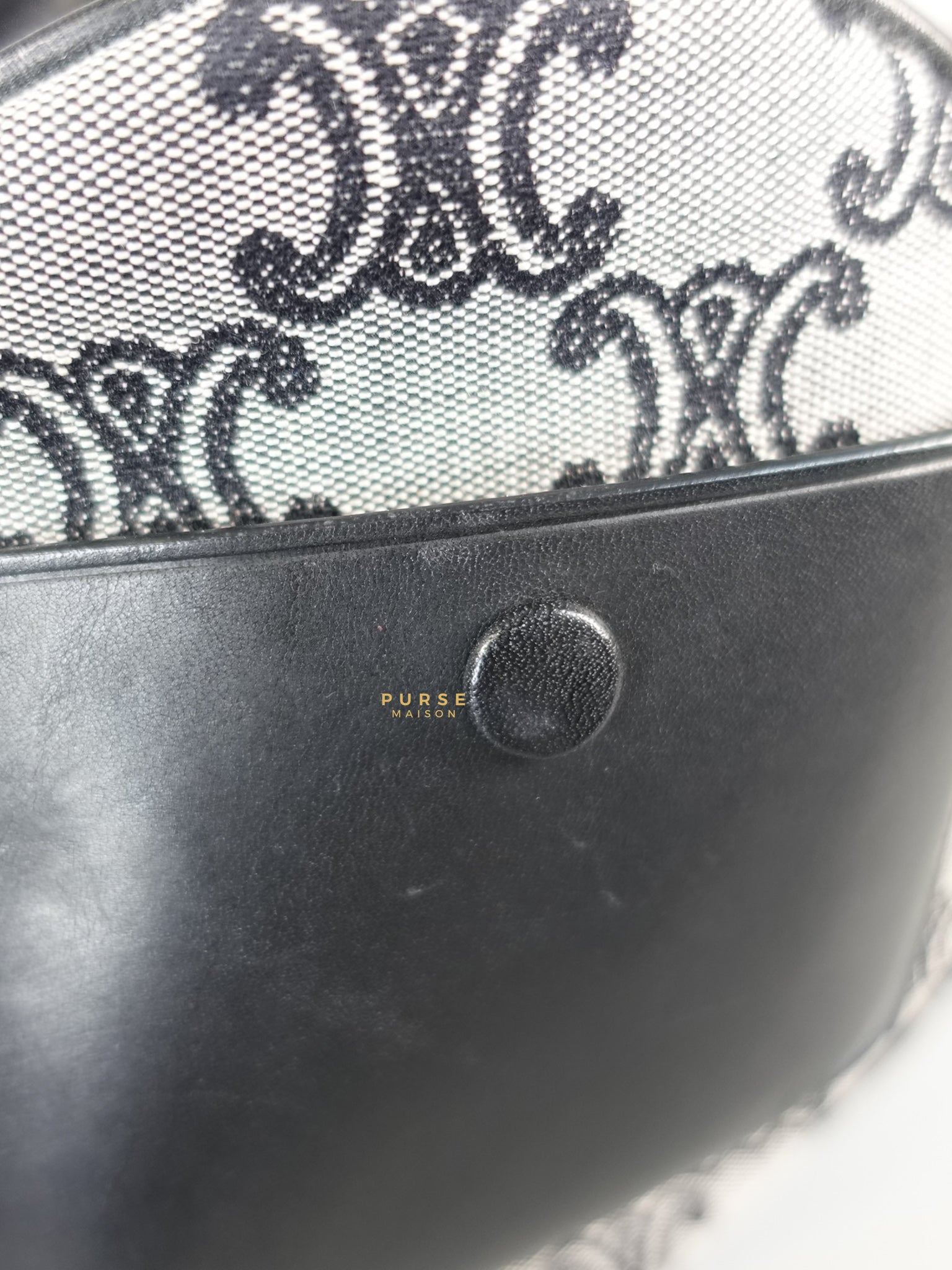 Macadam Boston Navy Blue Hand Bag | Purse Maison Luxury Bags Shop