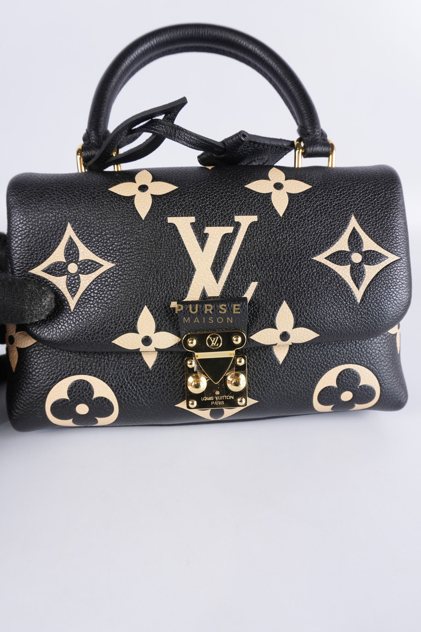Madeleine BB in Bicolor Empreinte Leather (Microchip) | Purse Maison Luxury Bags Shop
