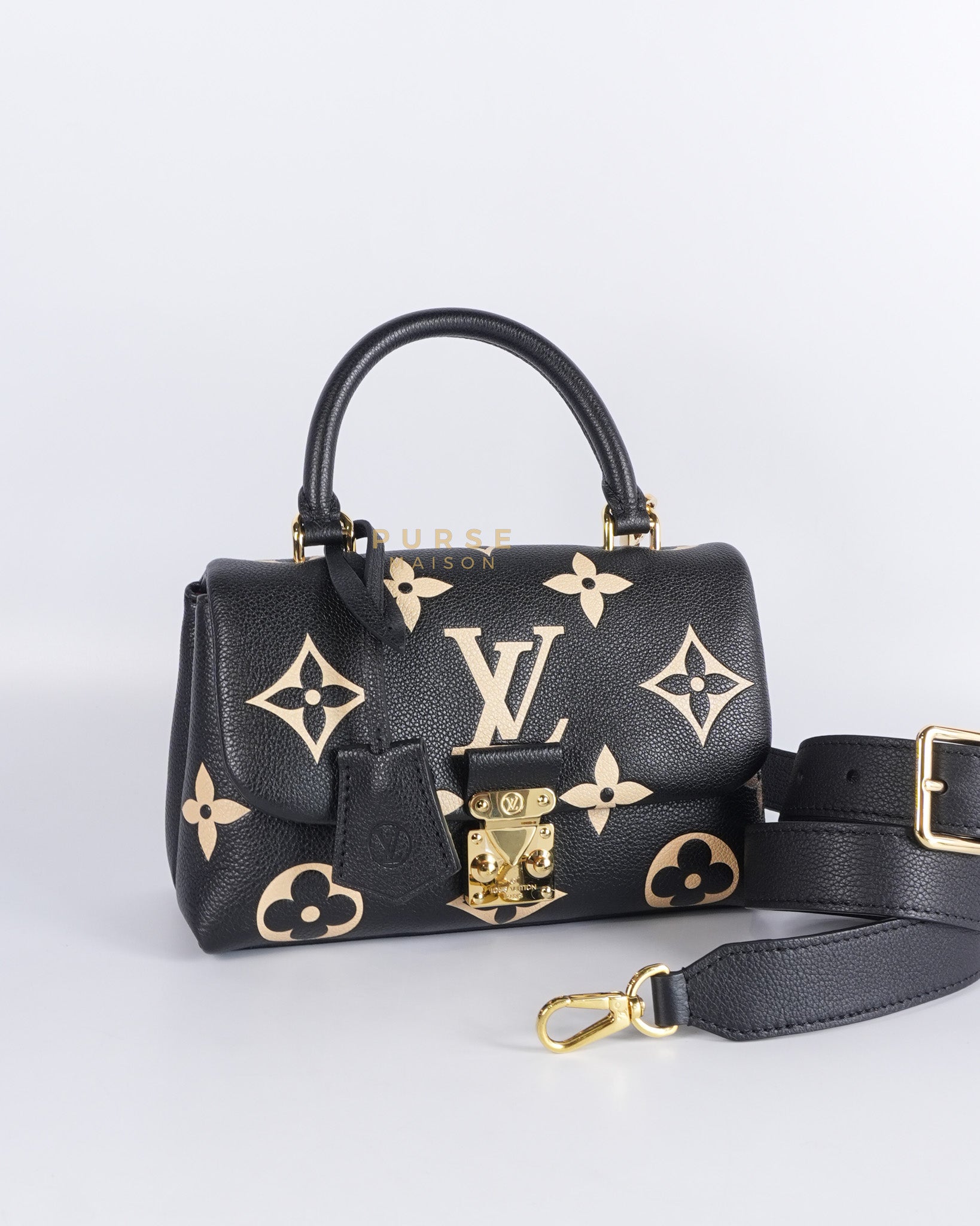 Madeleine BB in Bicolor Empreinte Leather (Microchip) | Purse Maison Luxury Bags Shop