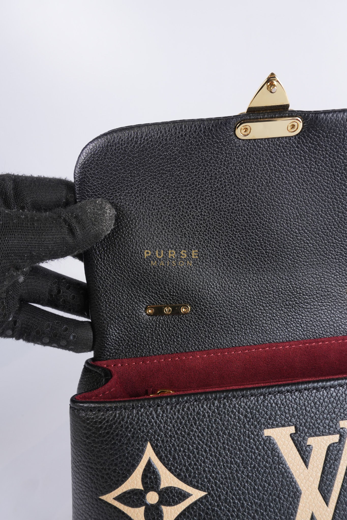 Madeleine BB in Bicolor Empreinte Leather (Microchip) | Purse Maison Luxury Bags Shop