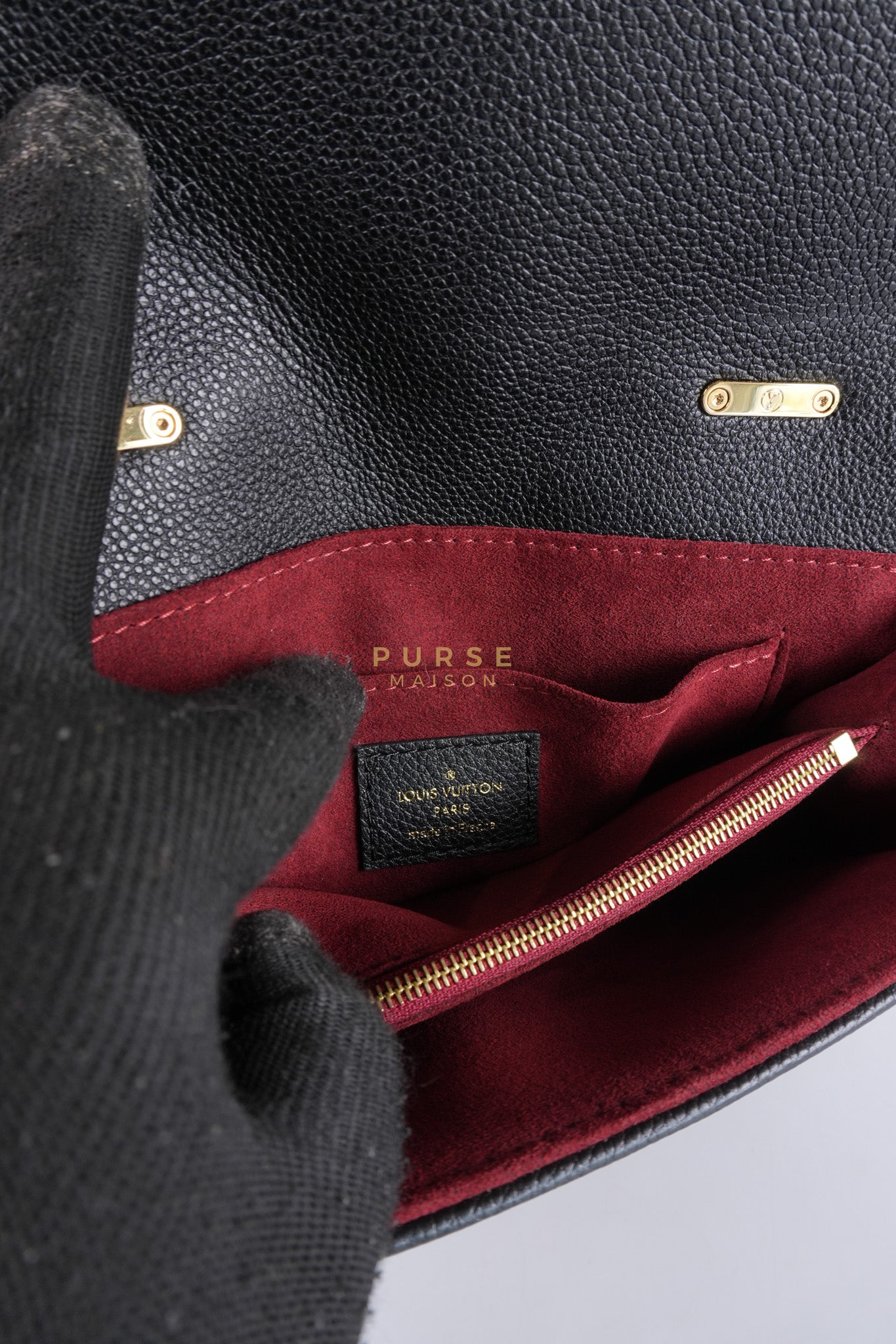 Madeleine BB in Bicolor Empreinte Leather (Microchip) | Purse Maison Luxury Bags Shop