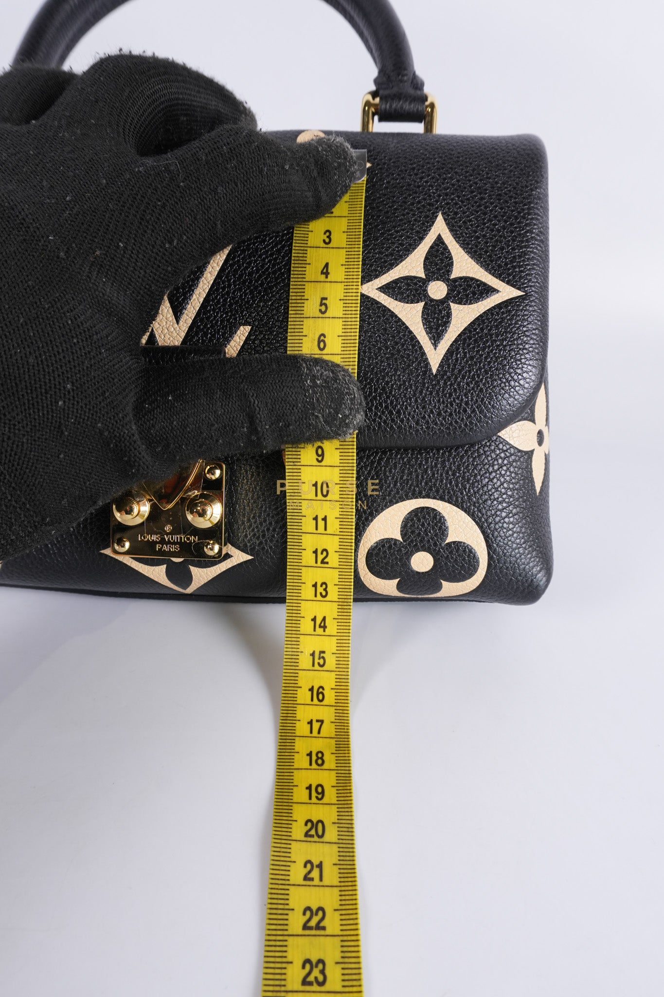 Madeleine BB in Bicolor Empreinte Leather (Microchip) | Purse Maison Luxury Bags Shop